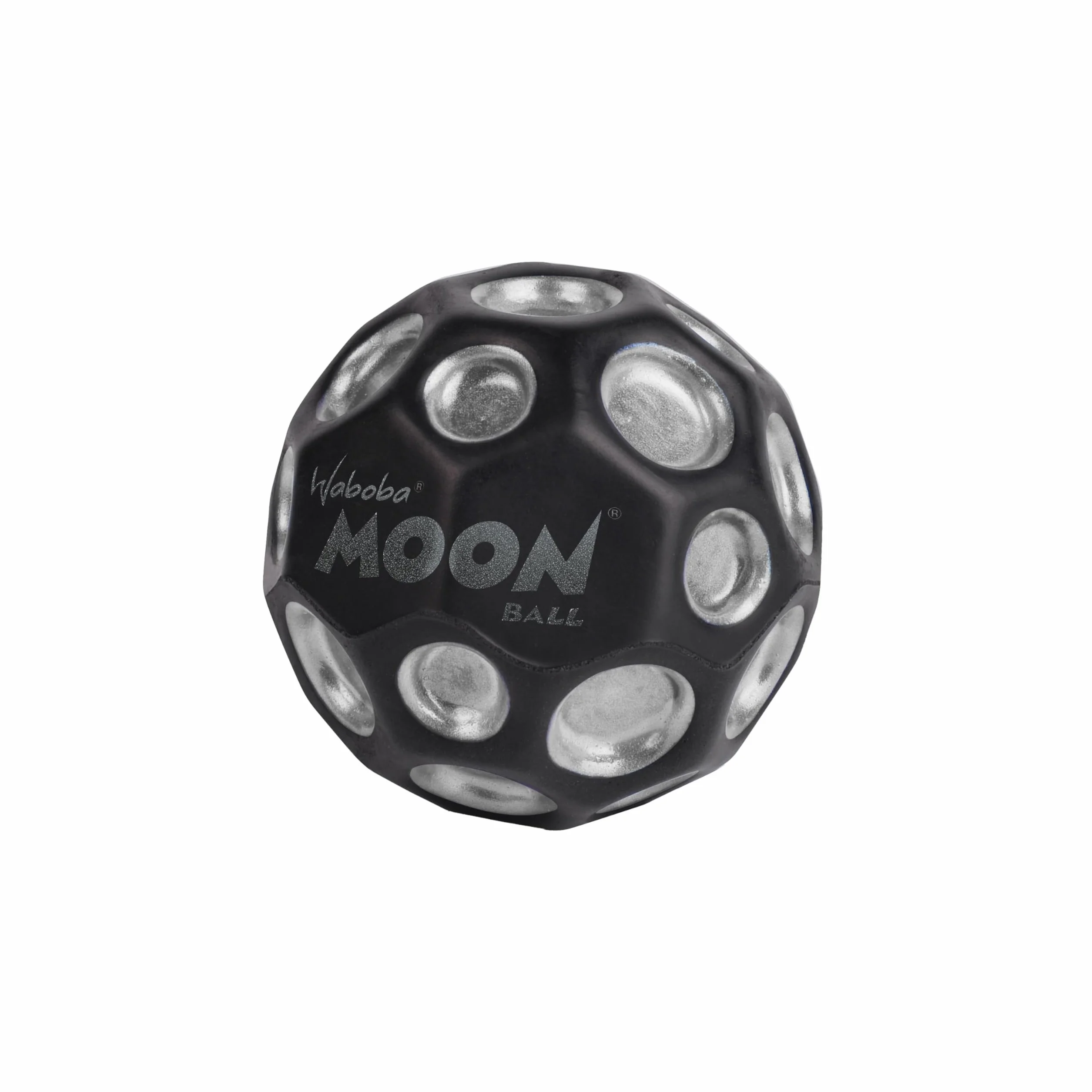Sunflex x Waboba Moon Ball | Springball | sprężysta gumowa piłka | kratery do piłek wytwarzają uderzający dźwięk | łatwo chwytliwa | Flummies dla dzieci | piłka odbijająca