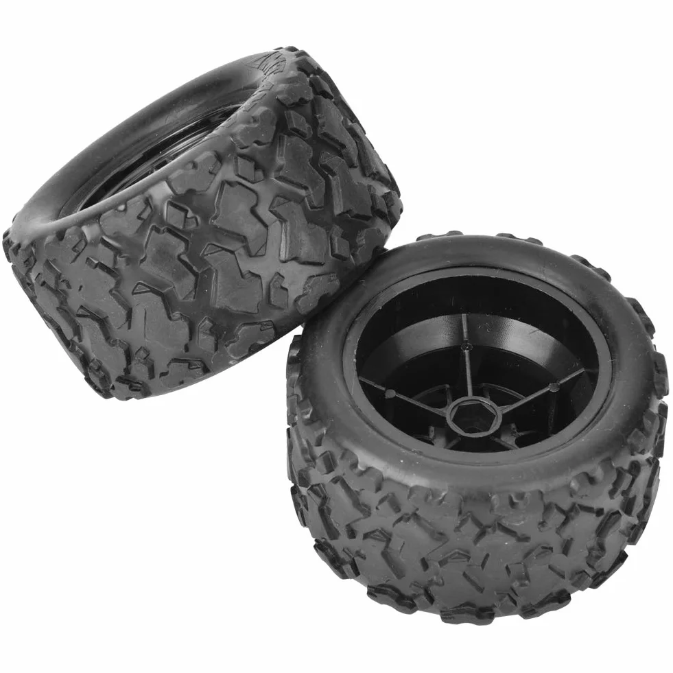 Haiboxing Zdalnie Sterowana Ciężarówka Opony Wymiana Opon Czarny 2 szt. Wymiana Opon kół Pasuje do Hs 18301 18302 18311 18312 1 18 Rc Car