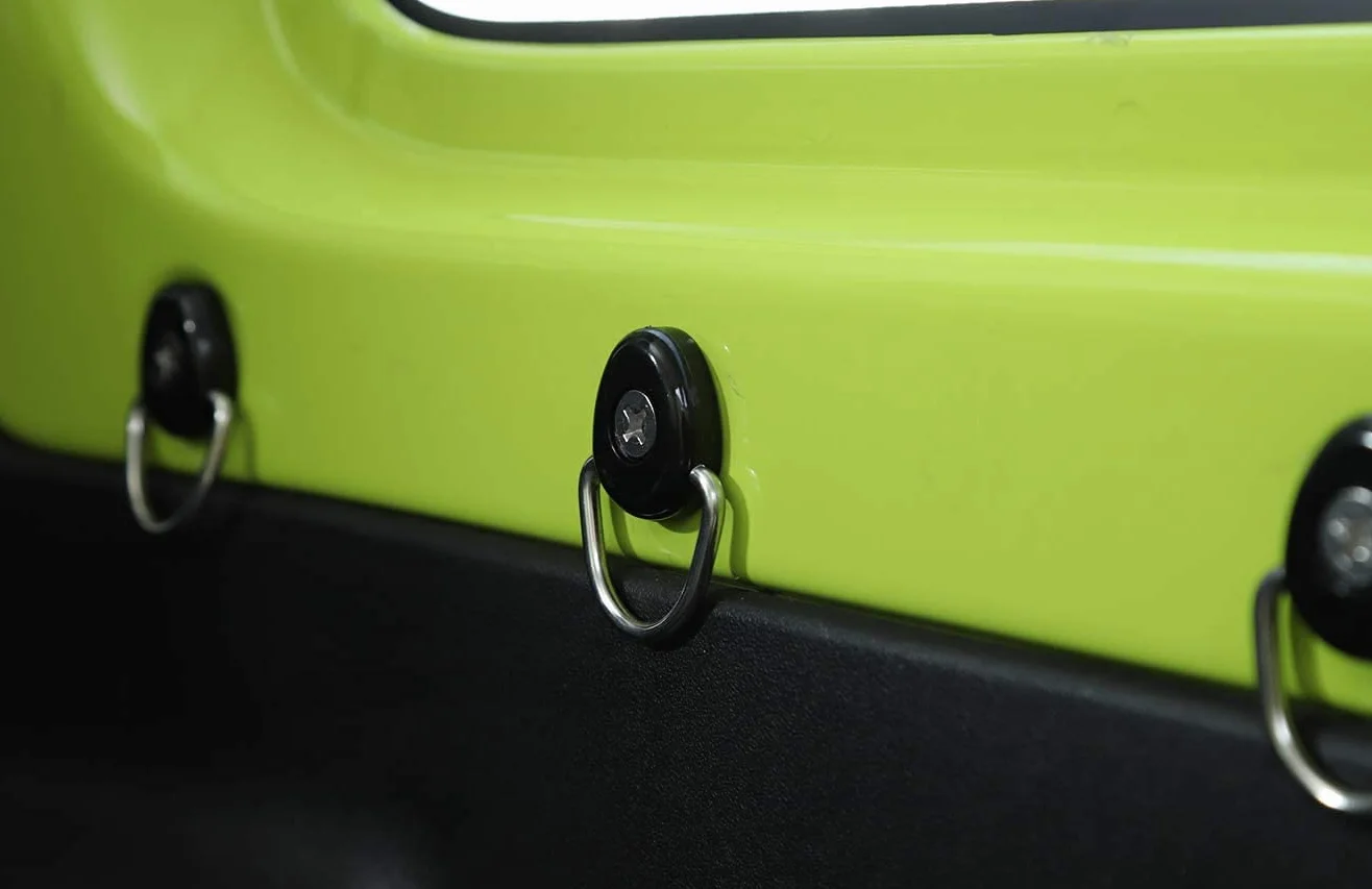 10 haczyków do bagażnika samochodowego Suzuki Jimny JB64 JB74 2019-2024, do zabezpieczenia toreb bagażowych