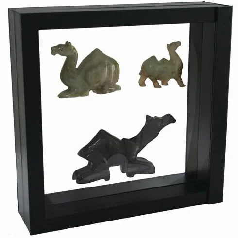 SAFE 4512 ramka zawieszana 305 x 305 mm - ramka na monety - stojak na monety 3D ramka czarna - ramka na zdjęcia dla Twoich przedmiotów