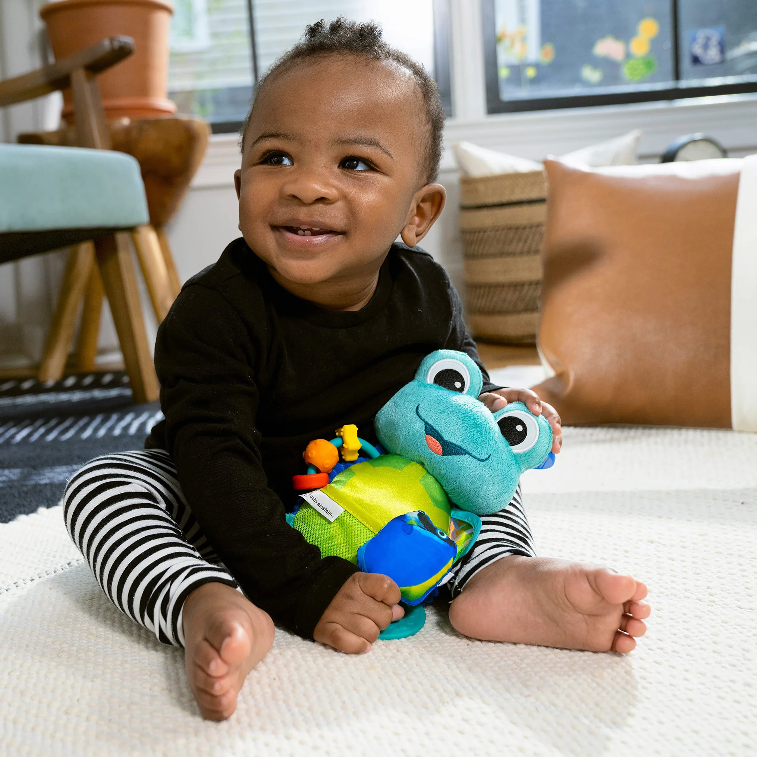 Baby Einstein, Ocean Explorers, Neptune's Sensory Sidekick, zabawka aktywnościowa z 7 zabawkami do pobudzania, rozwój motoryki - od urodzenia