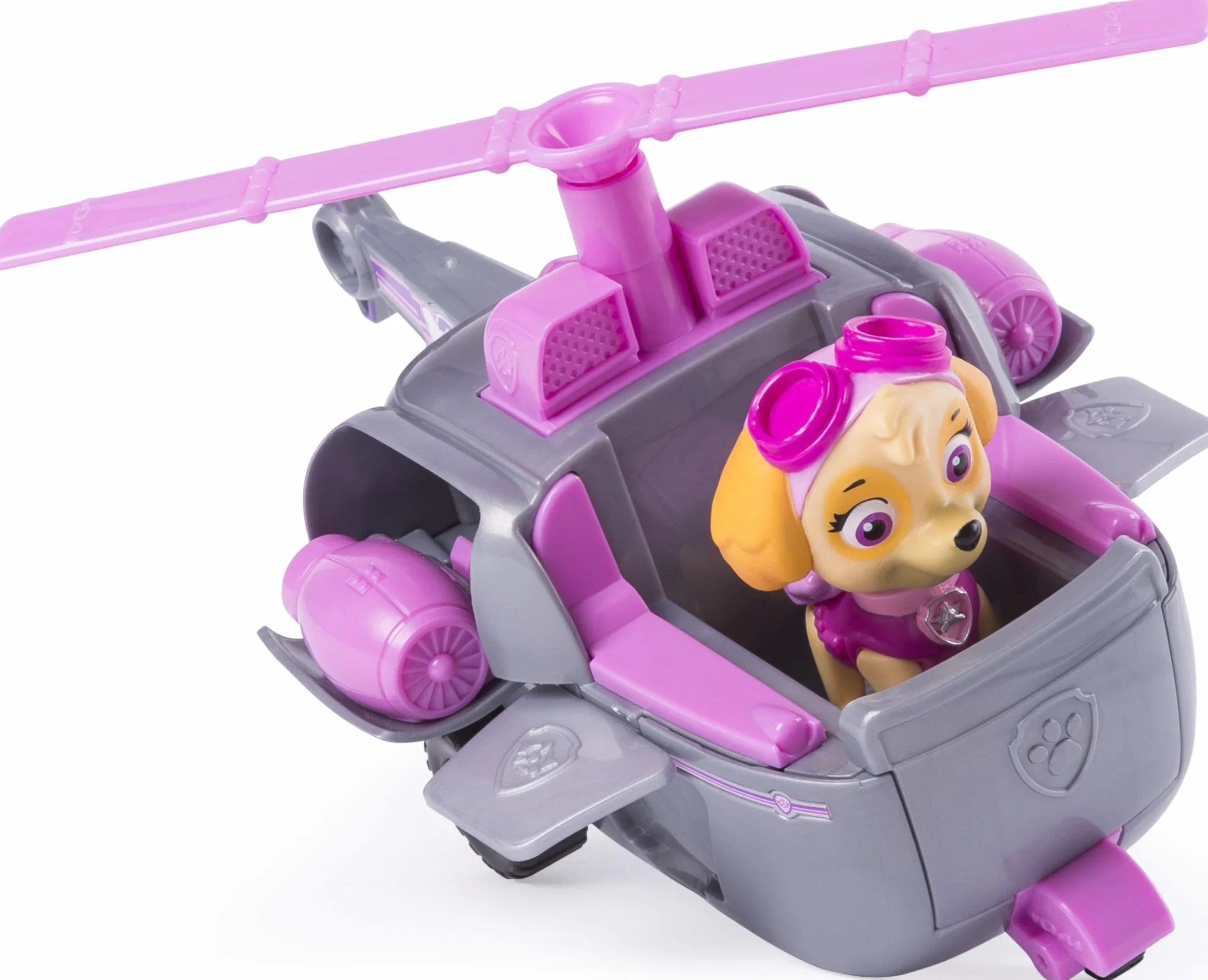PAW Patrol 6045899 Helikopter Skye's Ze Składaną Turbiną, Wielokolorowy, Jeden Rozmiar