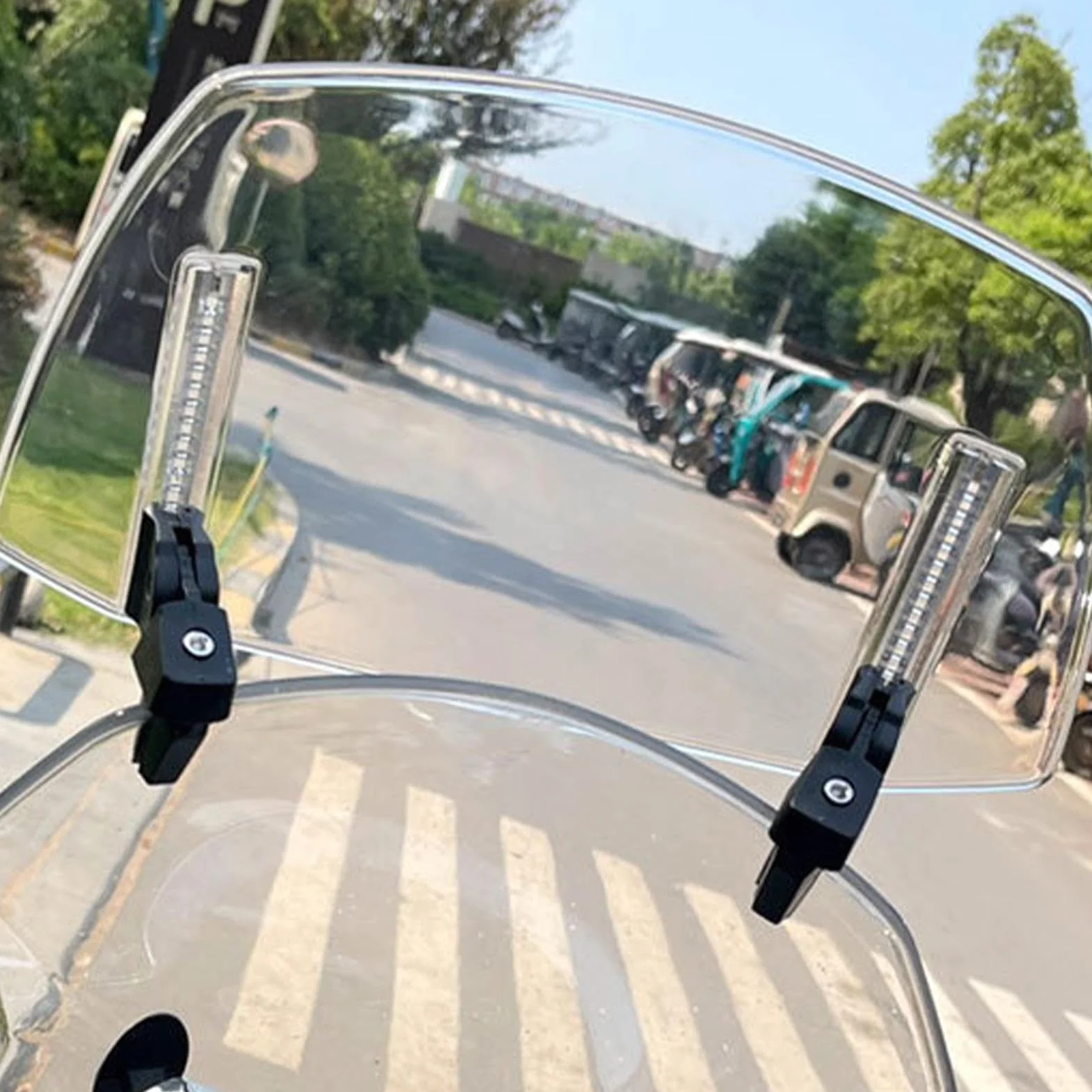 Deflektor wiatrowy do motocykla, regulowany klips i akcesoria do przedniej szyby przedniej, przedłużenie spojlera, nakładka do roweru wyścigowego i motocykla