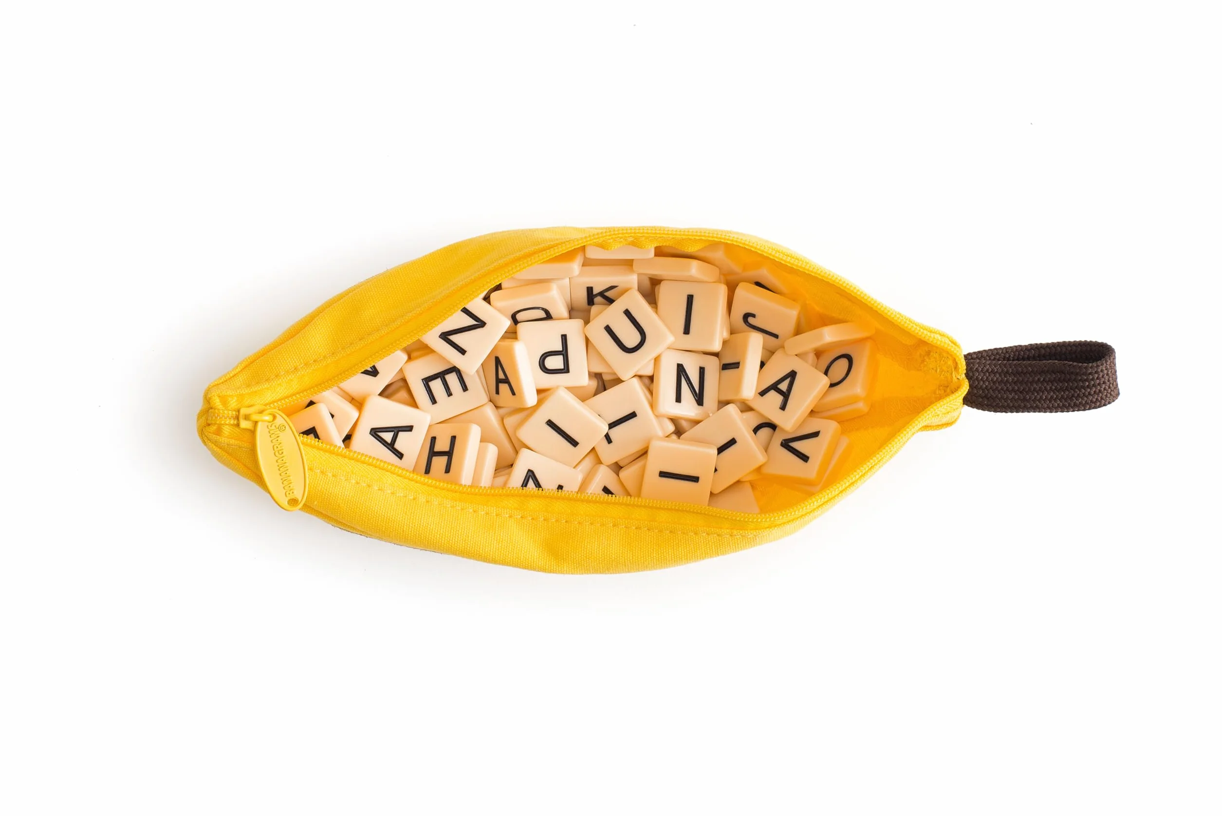 BANANAGRAMS, Word Game, Ages 7+, 1-8 Players, 15 Minute Playing Time