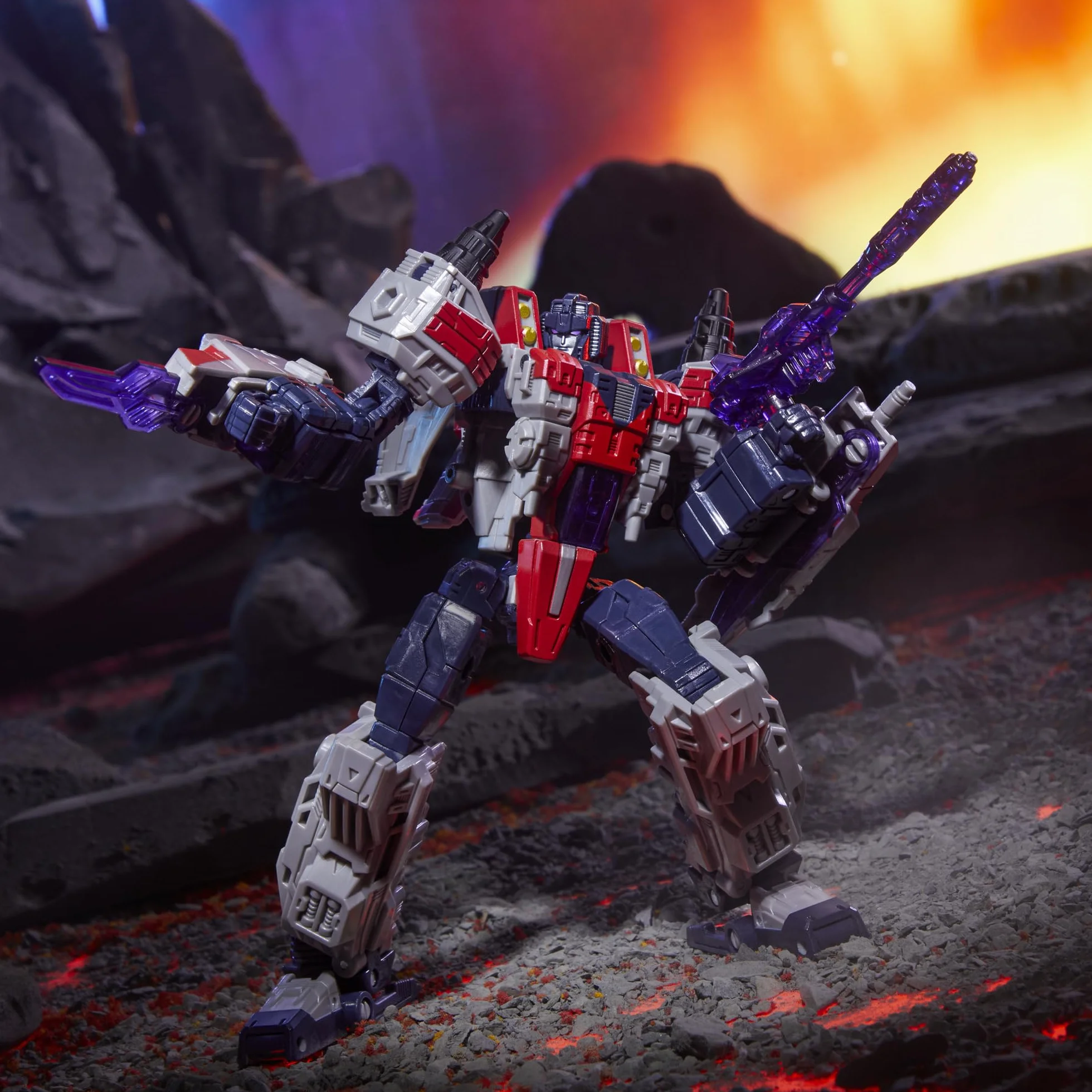 Transformers Legacy United Voyager, klasa Cybertron Universe Starscream, figurka akcji