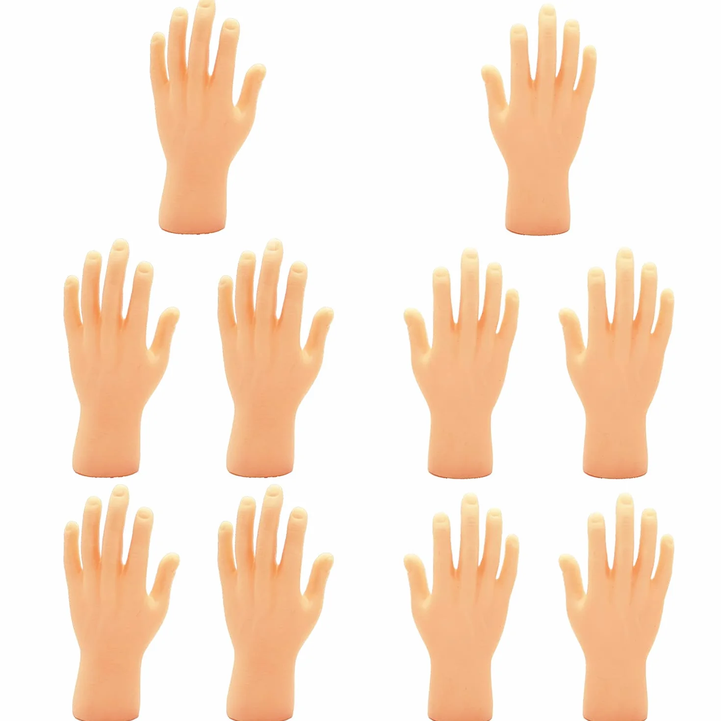 Yolococa Tiny Hands Mani Minuscole Manine per Dita Marionette da Dito Divertente Trucchi magici per Famiglia Amico Giochi Festa 10 Pieces