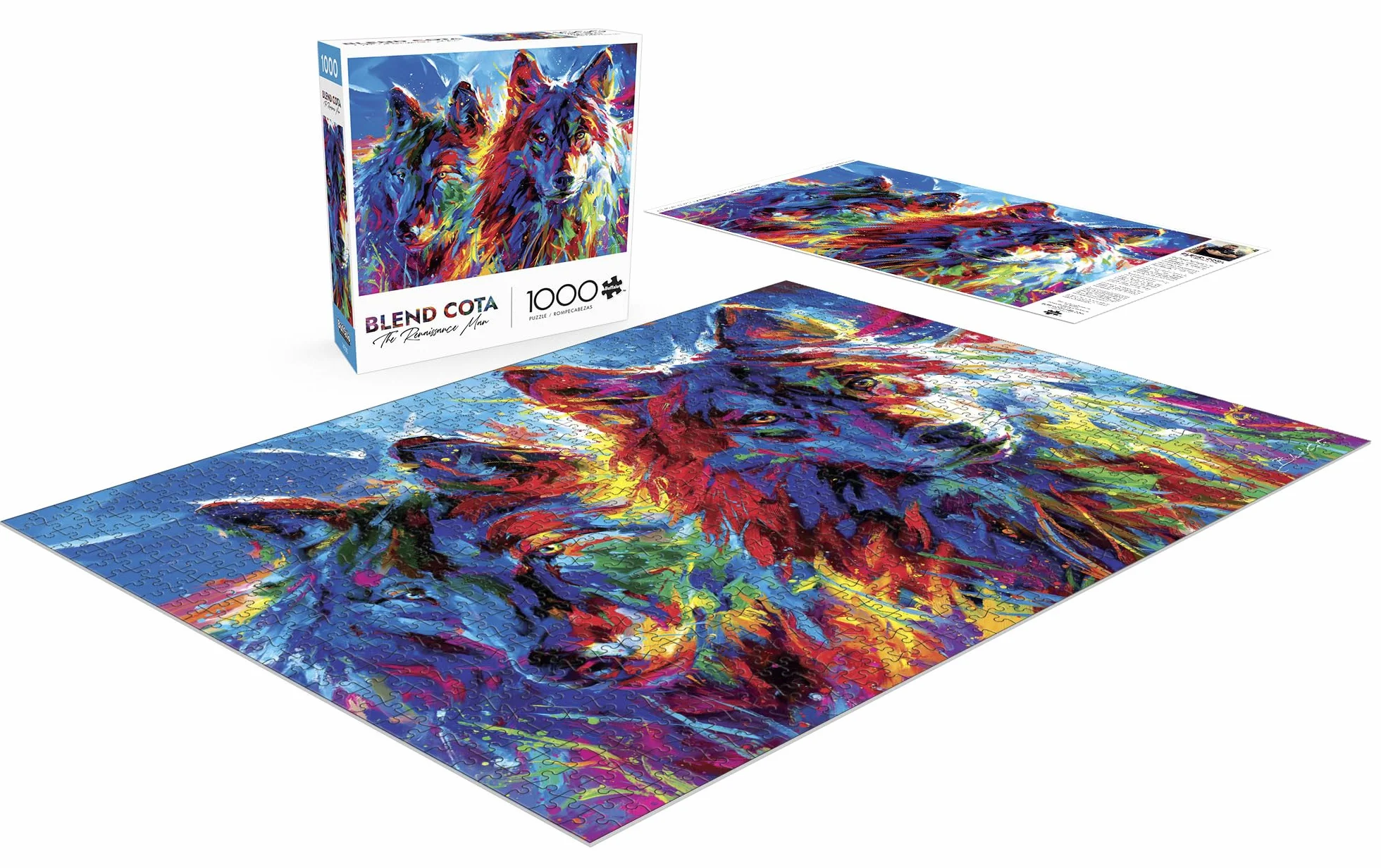 Buffalo Games - Blend COTA - Wolves True Love - 1000 Piece Jigsaw Puzzle for Adults - Challenging Puzzle Perfect for Game Nights - Finished Size is 26.75 x 19.75