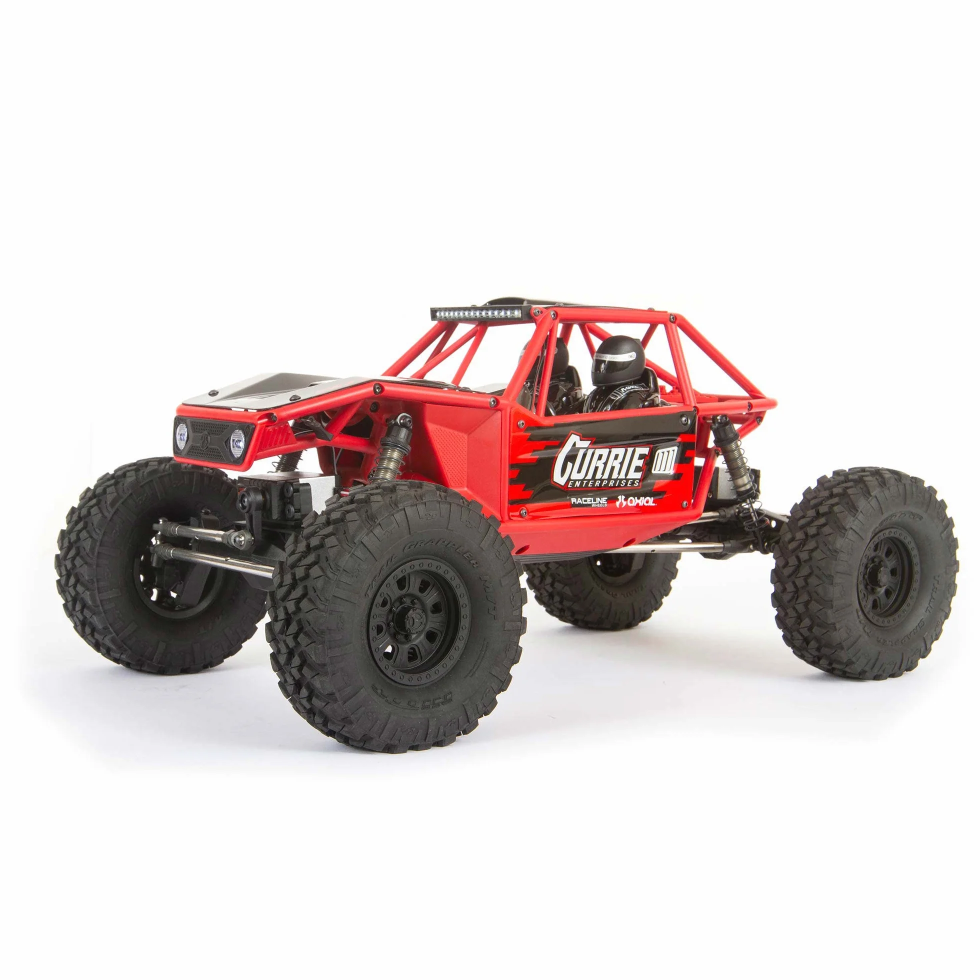 Axial Capra 1.9 4WS Unlimited Trail Buggy RTR, czerwony, wielokolorowy, AXI03022