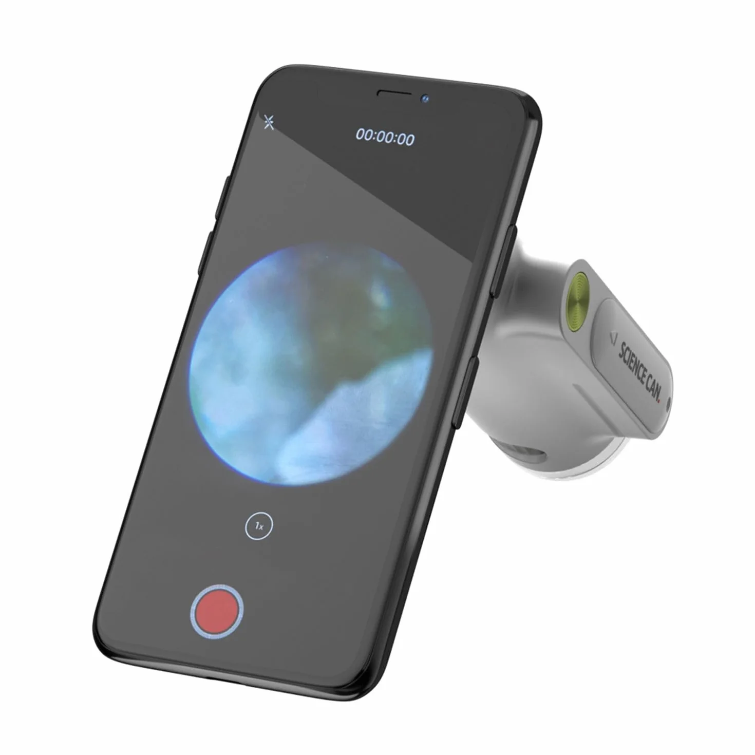 ScienceCan zestaw 250 mikroskopów (przenośny mikroskop ze stojakiem, pęsetą, łopatką, szkiełkiem, próbnikiem, uchwytem na smartfon) 1601282023de0001