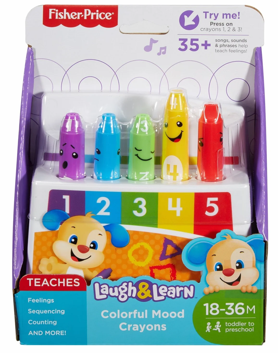 Fisher-Price - FBP44 - Kreatywny wypoczynek - Kredki Emotyczne