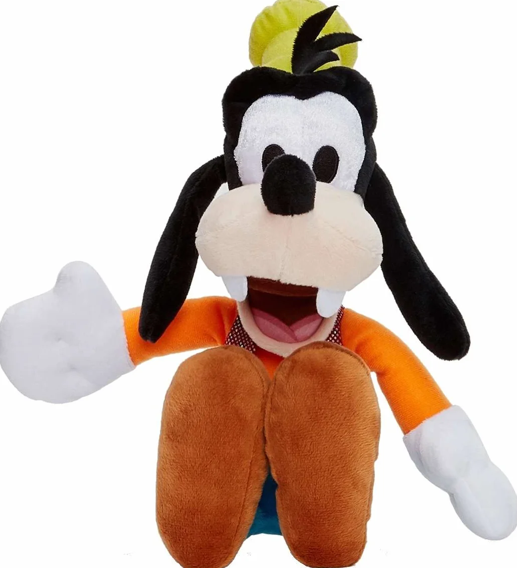 Simba 6315870264 Disney Pies Goofy 25 cm Oficjalna licencjonowana Przytulanka, miękki przyjaciel najsławniejszej myszki Miki, odpowiednia dla niemowląt od pierwszych miesięcy życia, od 0 miesiąca
