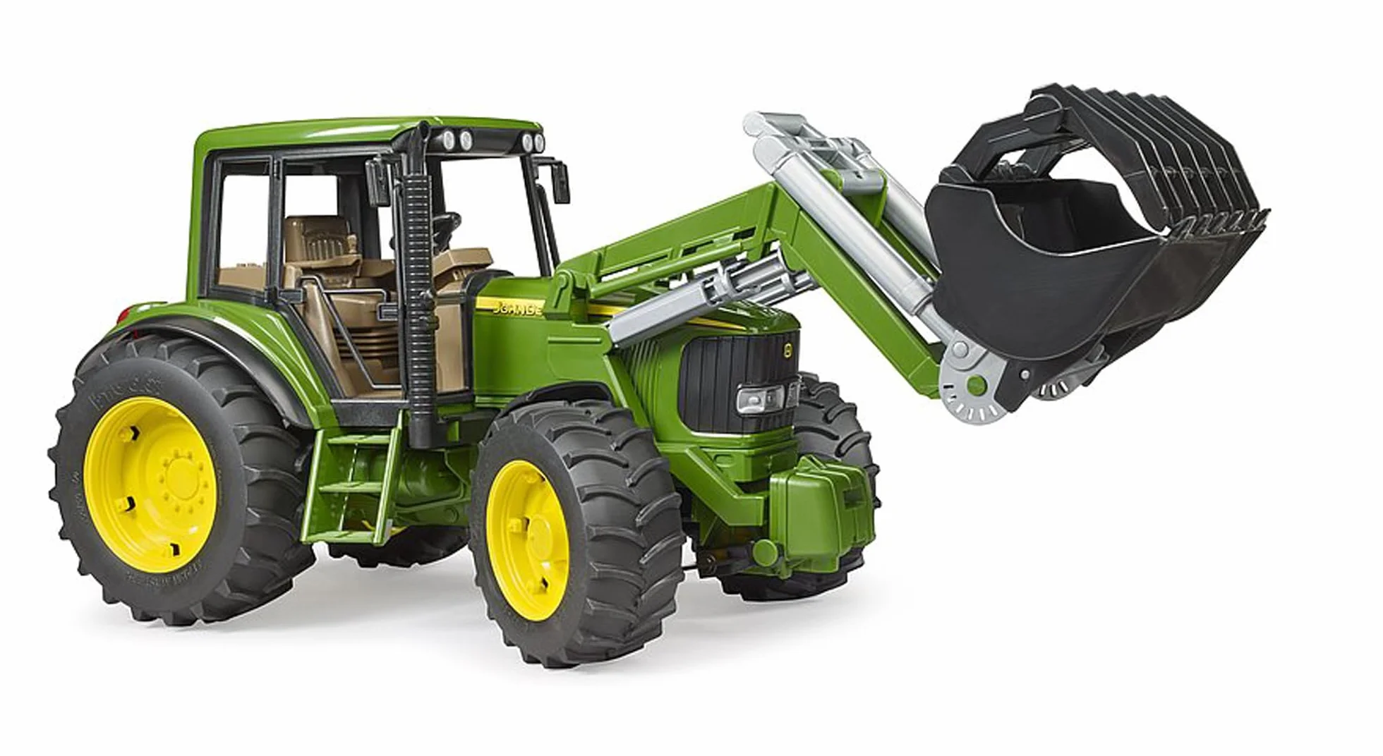 bruder 02052 - John Deere 6920 z ładowaczem czołowym - 1:16 Pojazd, traktor, buldog, farma, rolnictwo, prace polowe, maszyna, bworld, zabawki