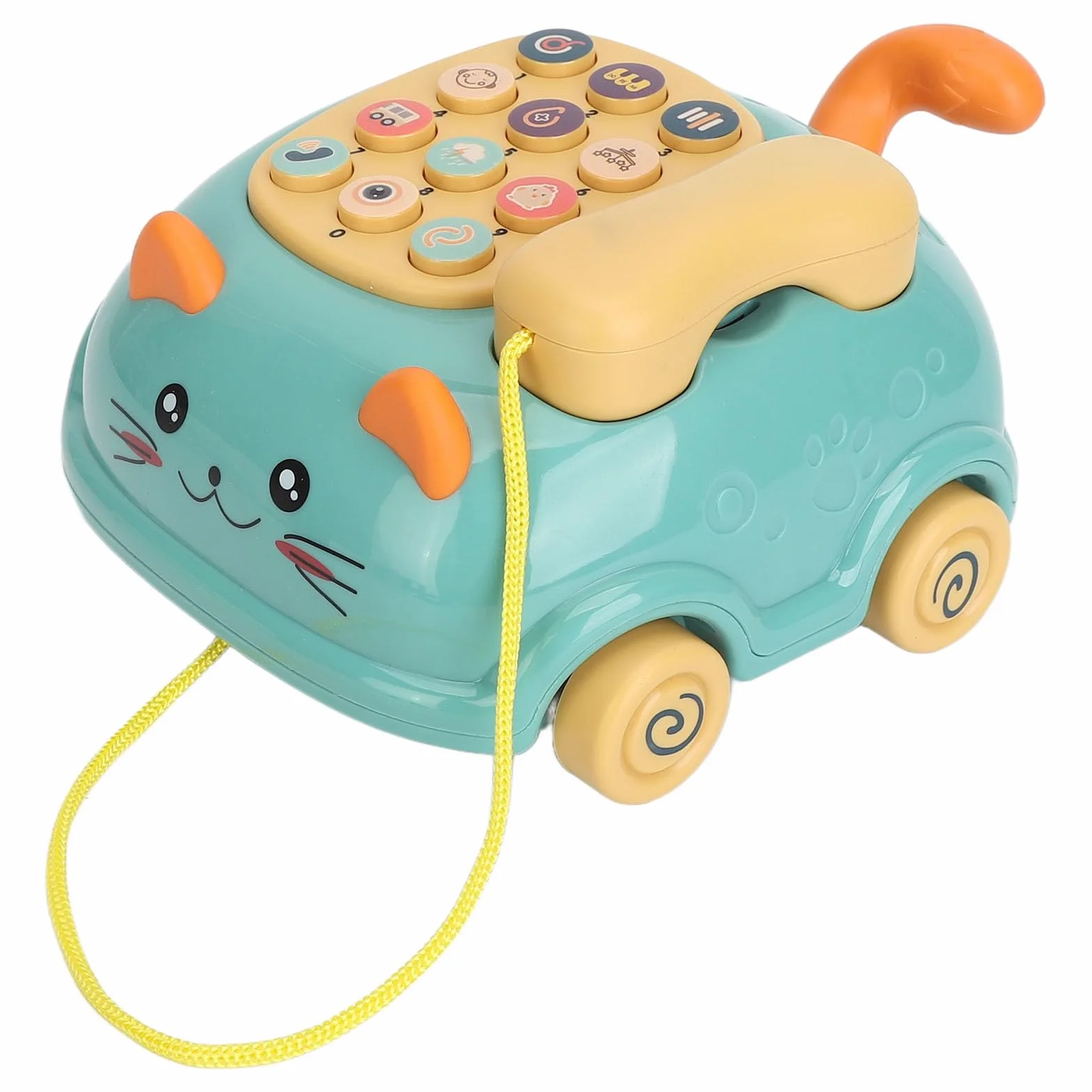 Sorandy Zabawka Telefoniczna dla Niemowląt, 12 Klawiszy Baby Piano Music Light Toy, Symulowana Muzyka Edukacyjna Wczesna Nauka dla Chłopców i Dziewcząt Early Education (18 m+)