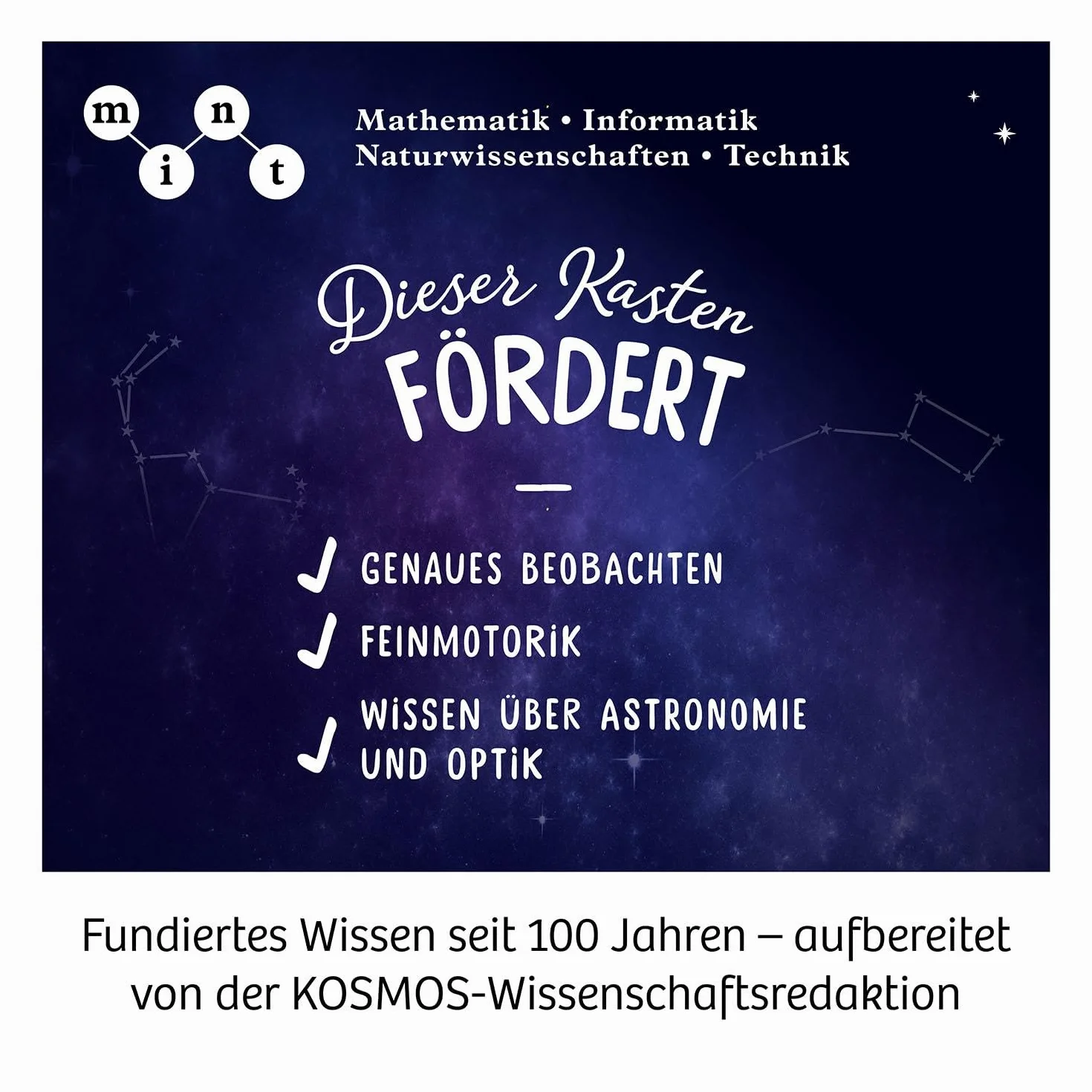 Entdecker-Teleskop: Experimentierkasten