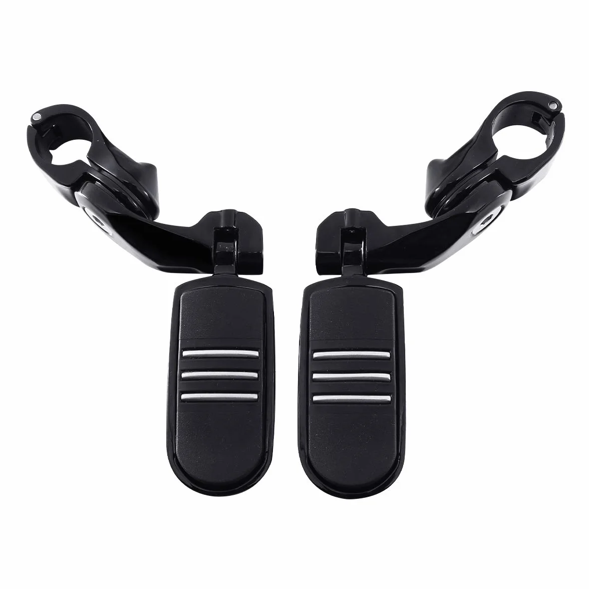 TCMT Podnóżki autostrady 32 mm - podpórka pod stopę kompatybilna z Electra Road King Street Glide Touring (czarne)