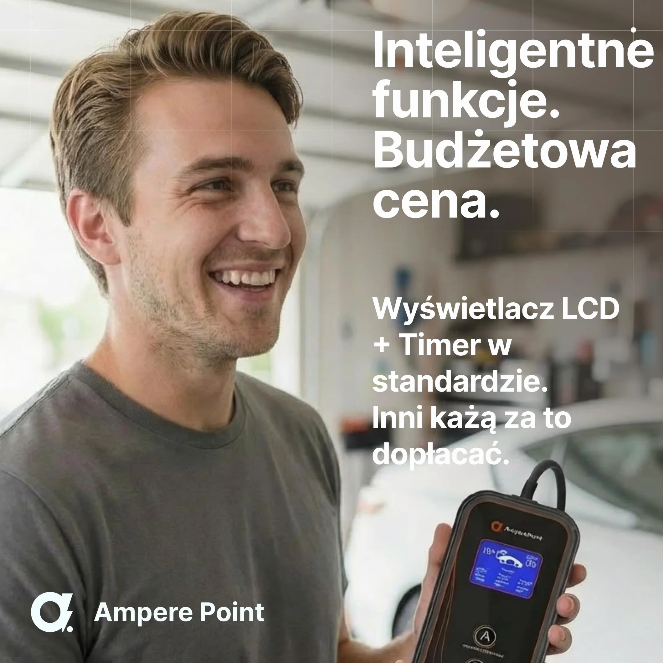 Wallbox, Mobilna Ładowarka do Elektryków 11 kW 16 A typ 2, Stacja Ładująca z regulowaną mocą 8-16 A, kabel do ładowania 6 m, z wtyczką CEE 400 V, Przenośna Ładowarka EV do samochodów