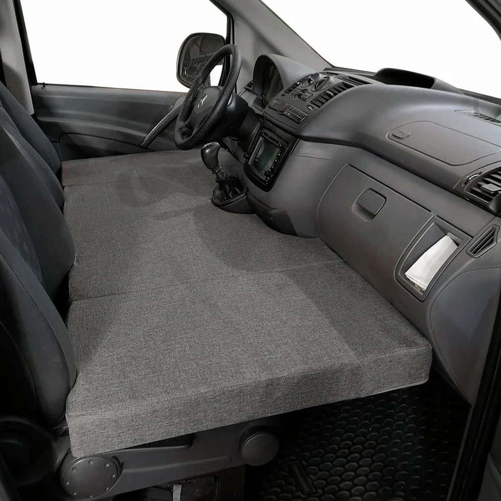kfoam.es K´Foam składany materac przednie łóżko Camper do Mercedes Vito kolor szary (2003-2014)