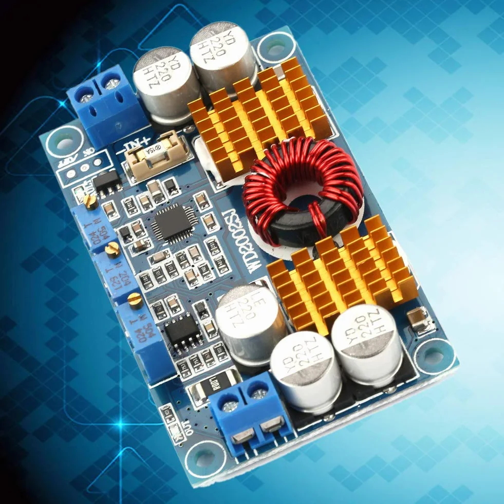 Yctze LTC3780 DC 5-32V do 1V-30V 10A Automatyczny moduł Regulatora Step Up Down do Zasilania i ładowania