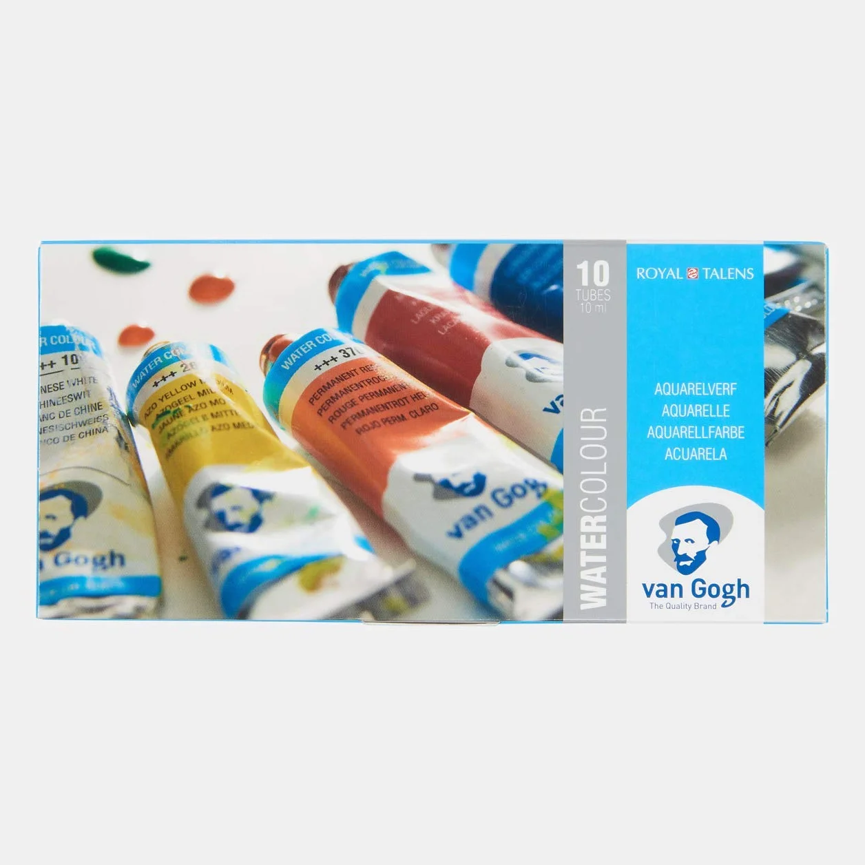 Van Gogh Zestaw farb akwarelowych, zestaw tubek 10 x 10 ml