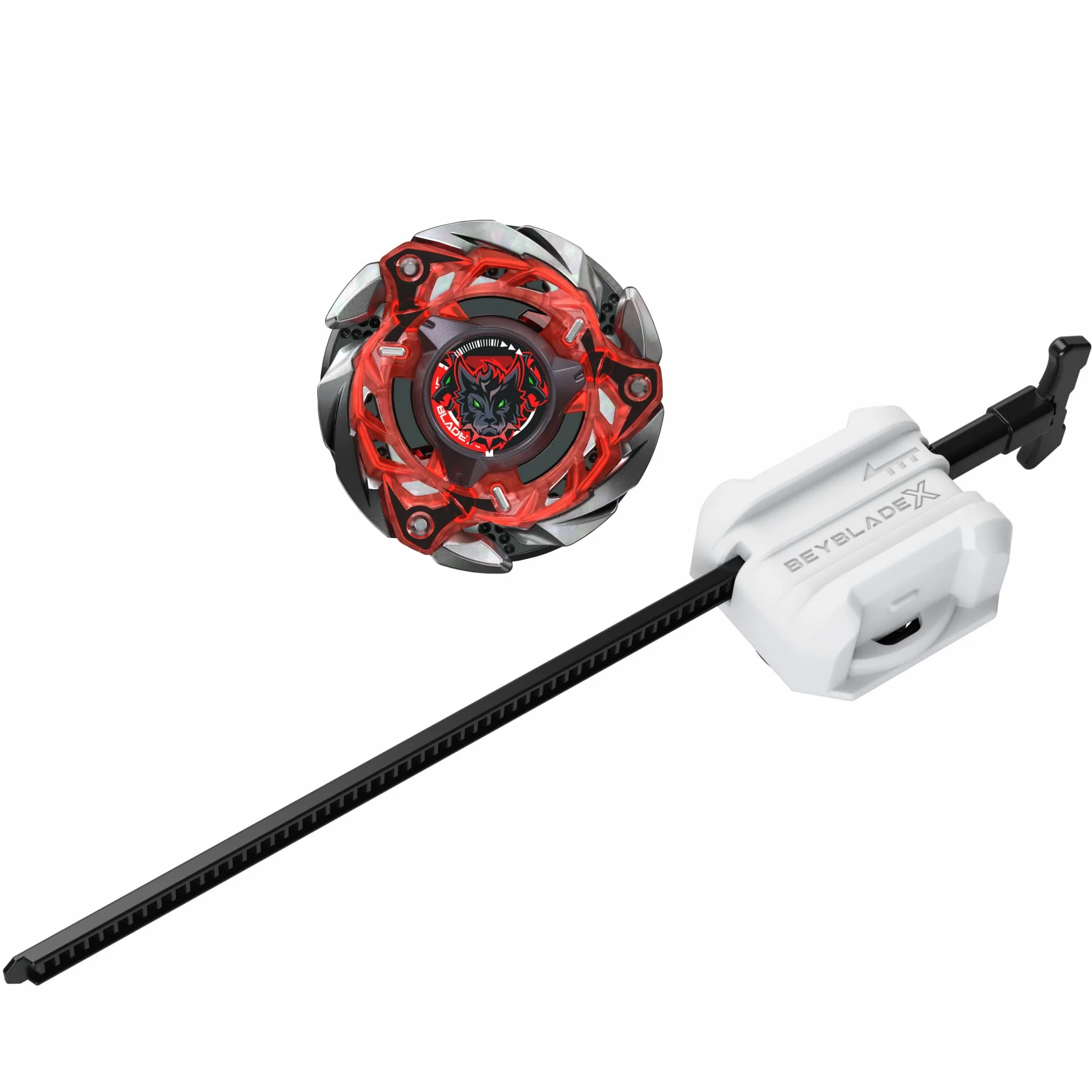 Pakiet startowy Beyblade X Flame Cerberus W 5-80WB CX, bączek i wyrzutnia
