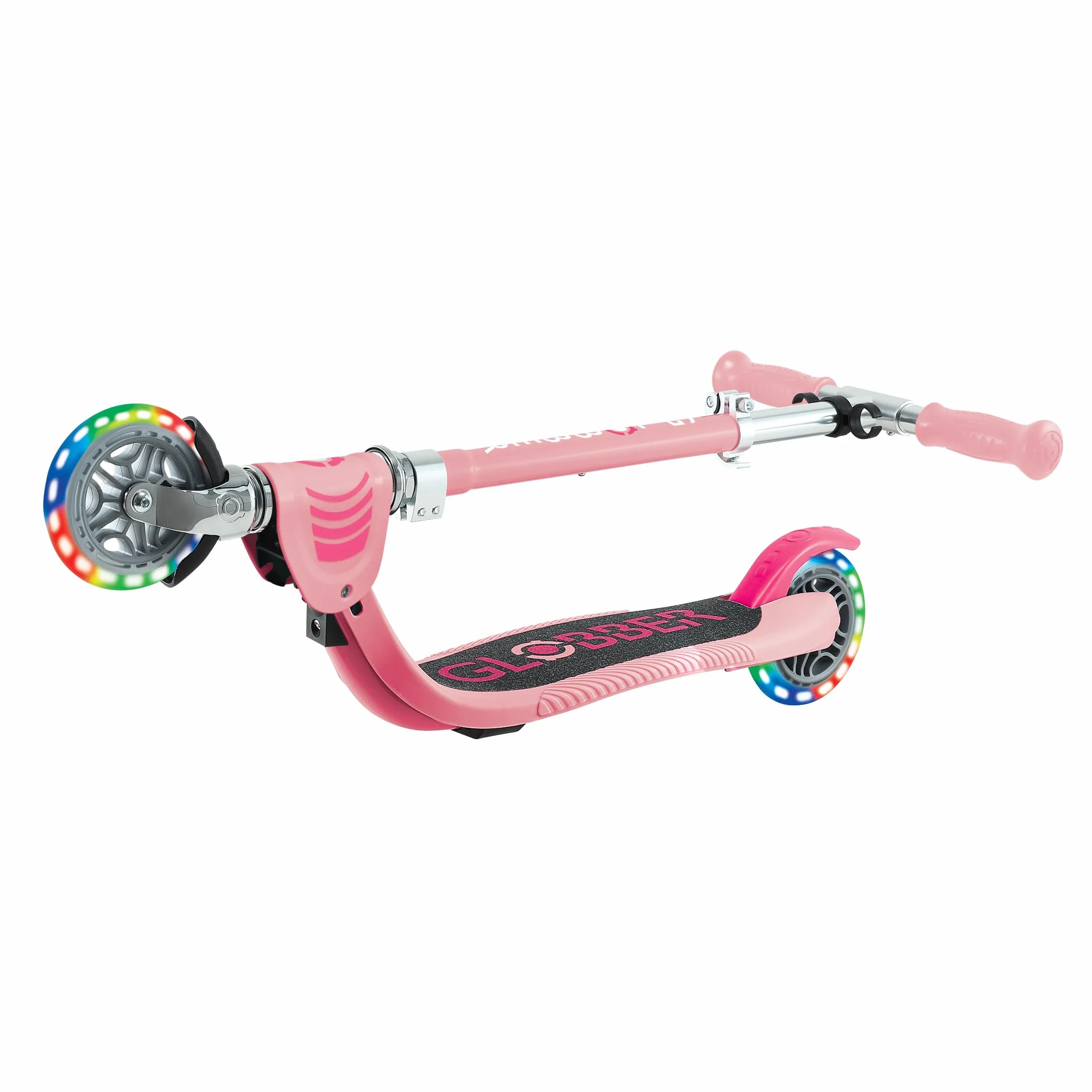Globber Flow FOLDABLE Junior LIGHTS składana hulajnoga na 2 koła, z regulowaną kierownicą i świecącymi kołami, dla dzieci od 3 lat