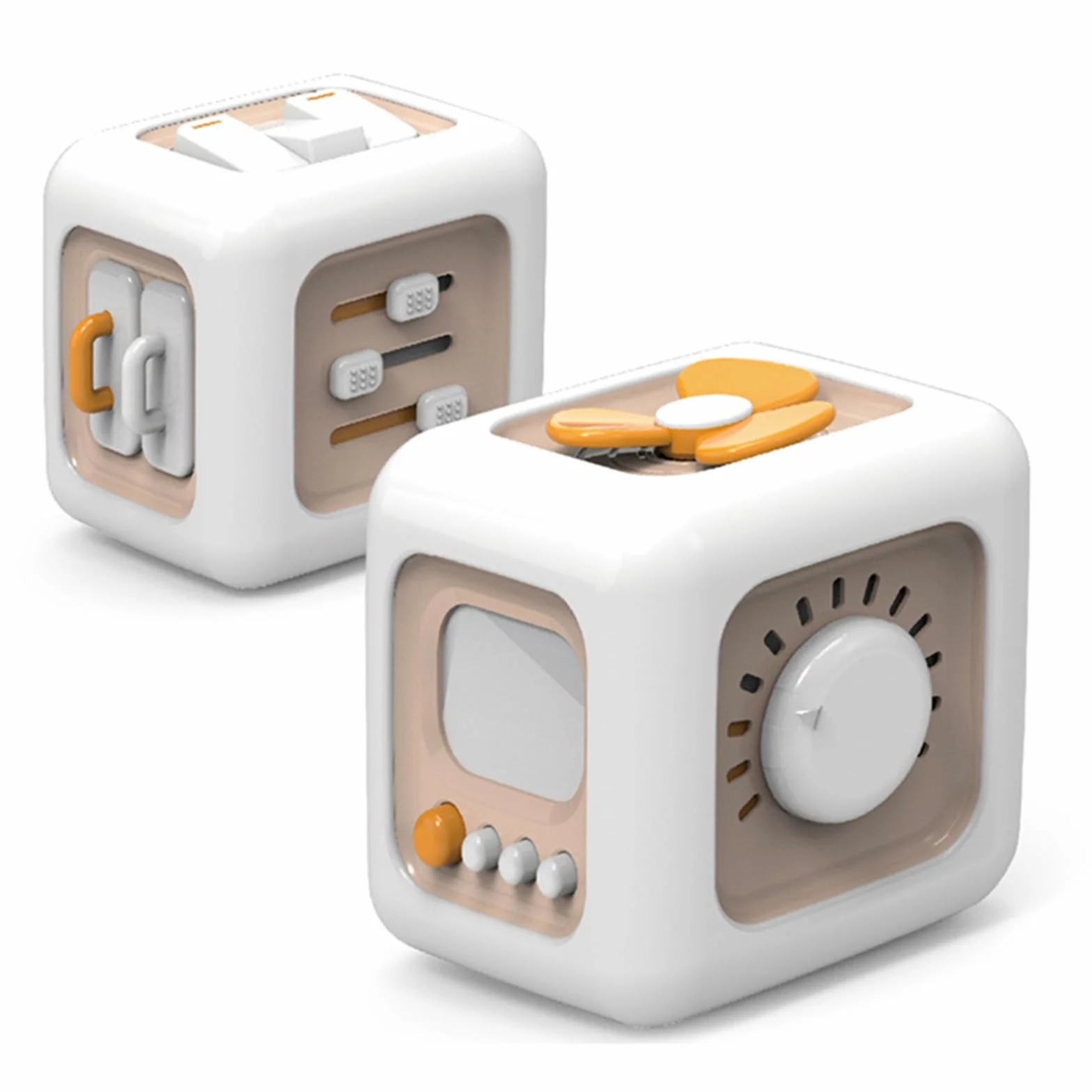 Montessori zabawka dla dzieci od 1 roku życia – zabawka edukacyjna dla dzieci, przełącznik, wentylator, lustro, przyciski, szuflady, do nauki jako Fidget Toys, wspomaga rozwój dla małych