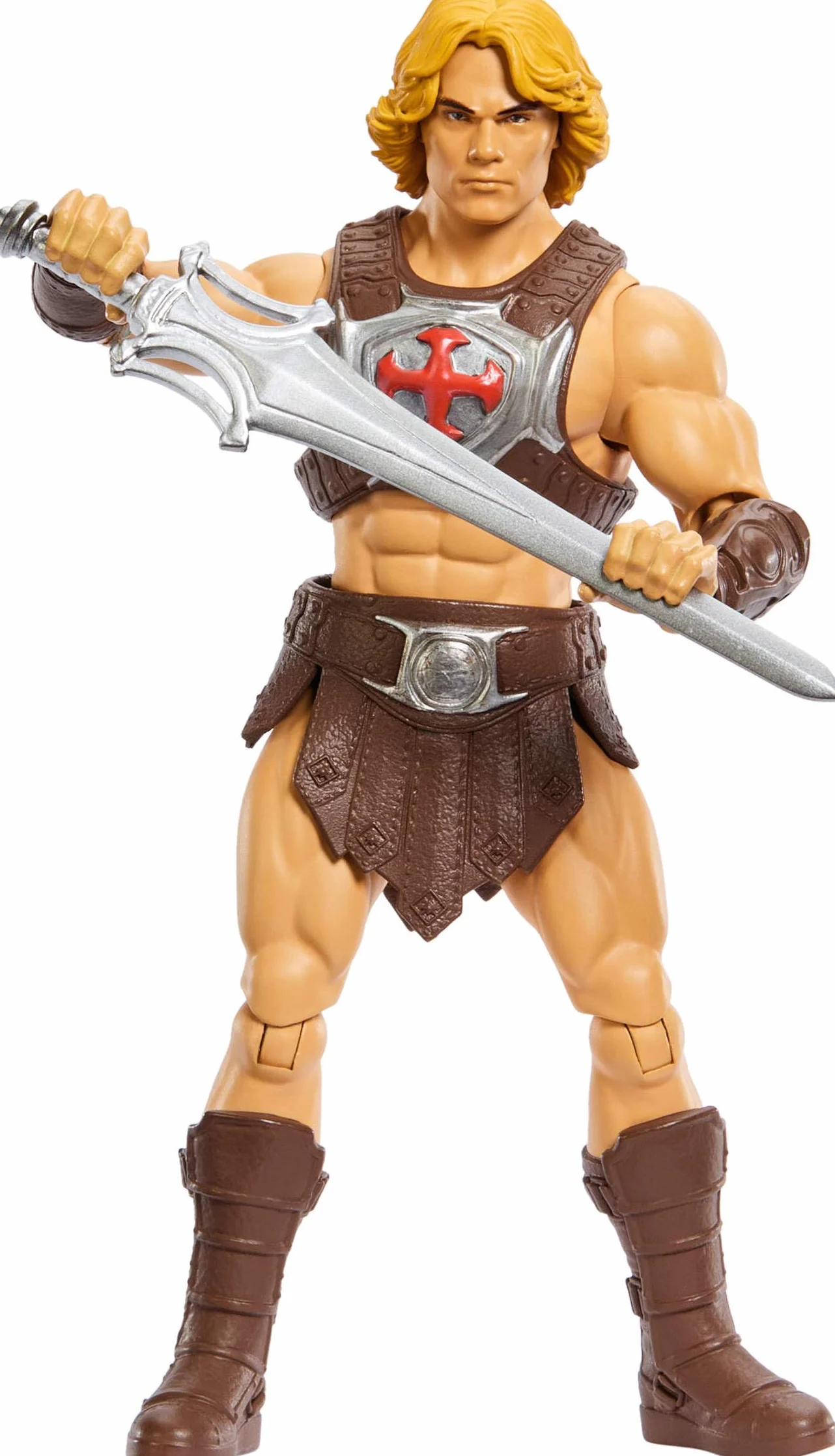 Masters of the Universe Władcy Wszechświata Film 2026 He-Man Figurka podstawowa (ok. 14 cm w skali), filmowy wygląd jak Nicholas Nick Galitzine, 14 punktów ruchu i Miecz Mocy, dla dzieci 6+, JKH89