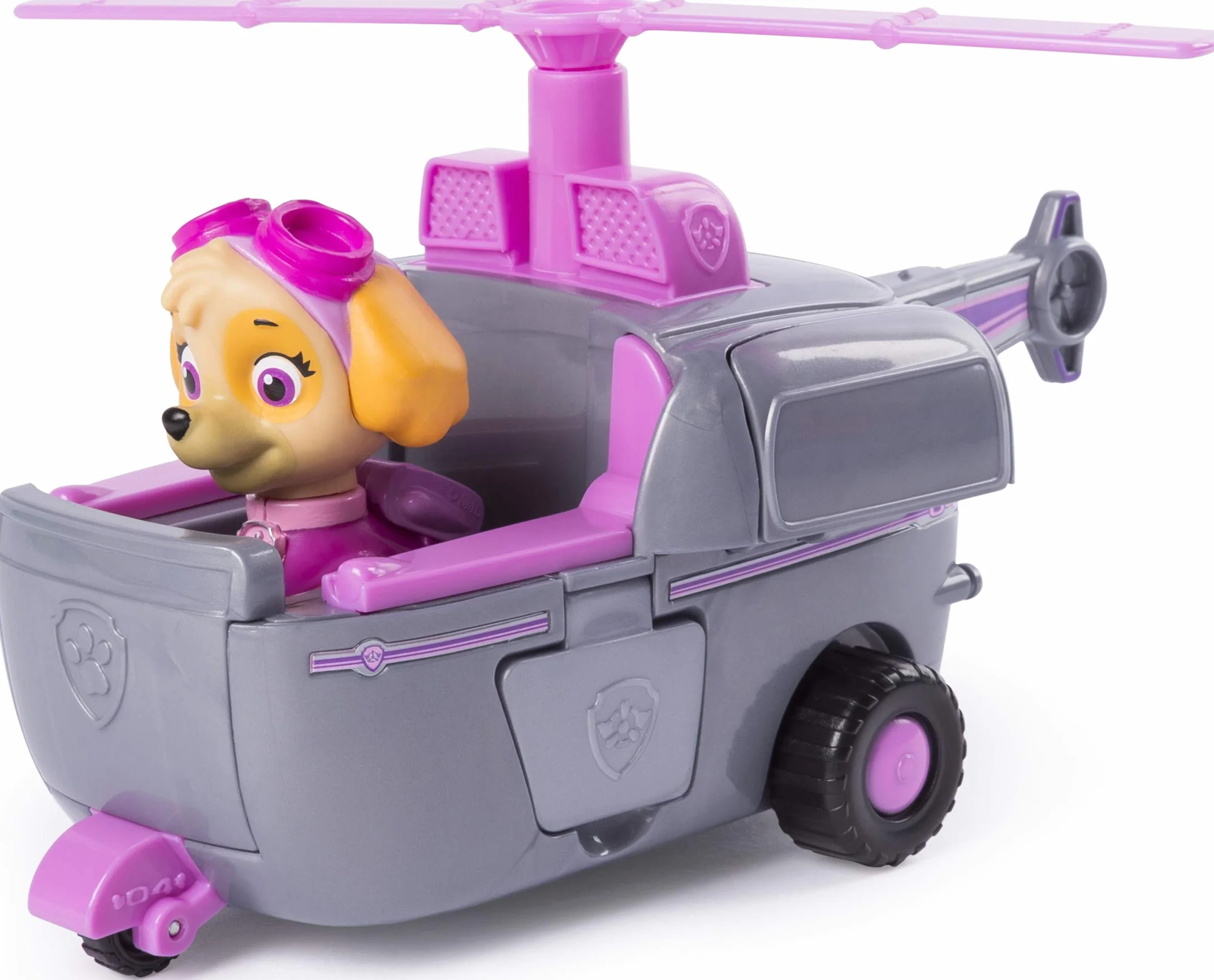 PAW Patrol 6045899 Helikopter Skye's Ze Składaną Turbiną, Wielokolorowy, Jeden Rozmiar