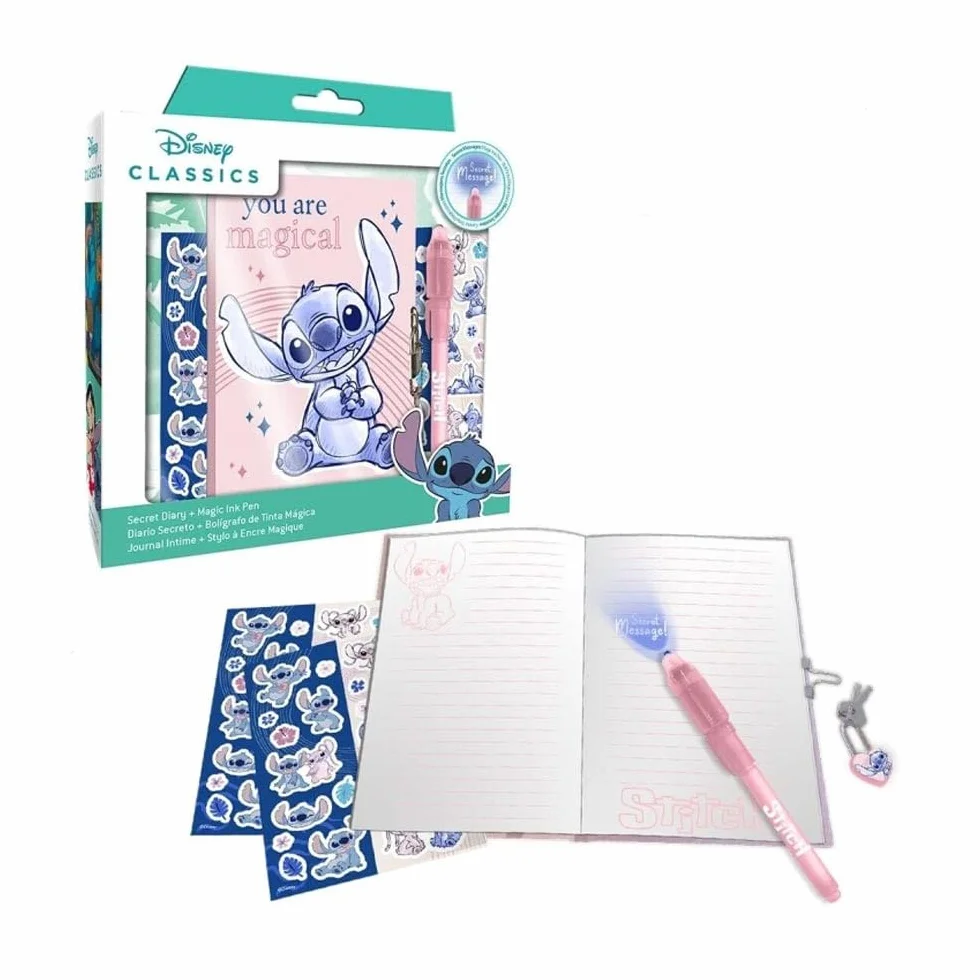 Notebooki marki KIDS LICENSING model Journal Magiczny Boligraf Stitch Disney