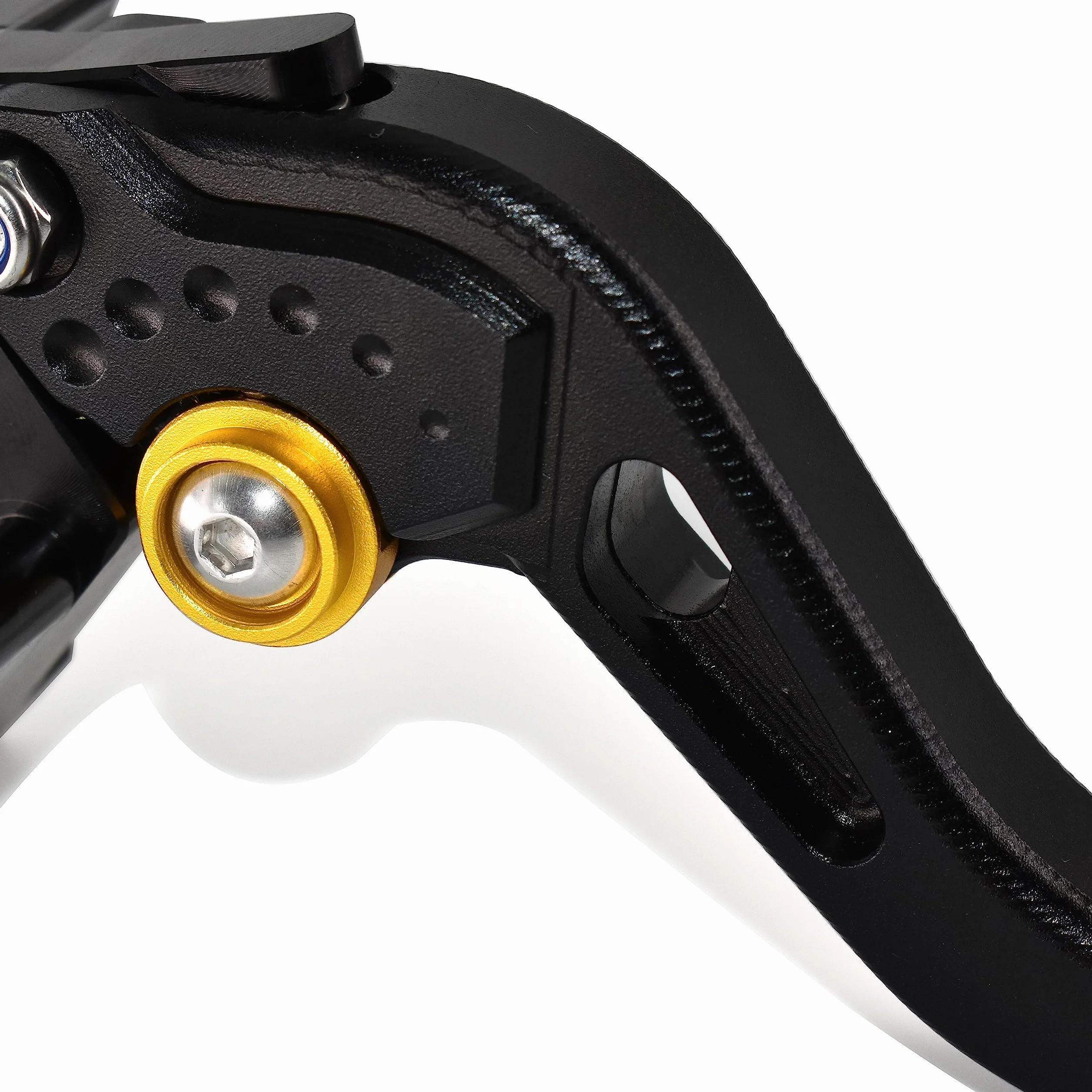 ESPEEDMTC Do Triumph BONNEVILLE T100 T120 2016-2022 CNC stop aluminium długi rozmiar hamulca sprzęgła akcesoria (czarny), 2DCNJ-BONNEVILLE-T120