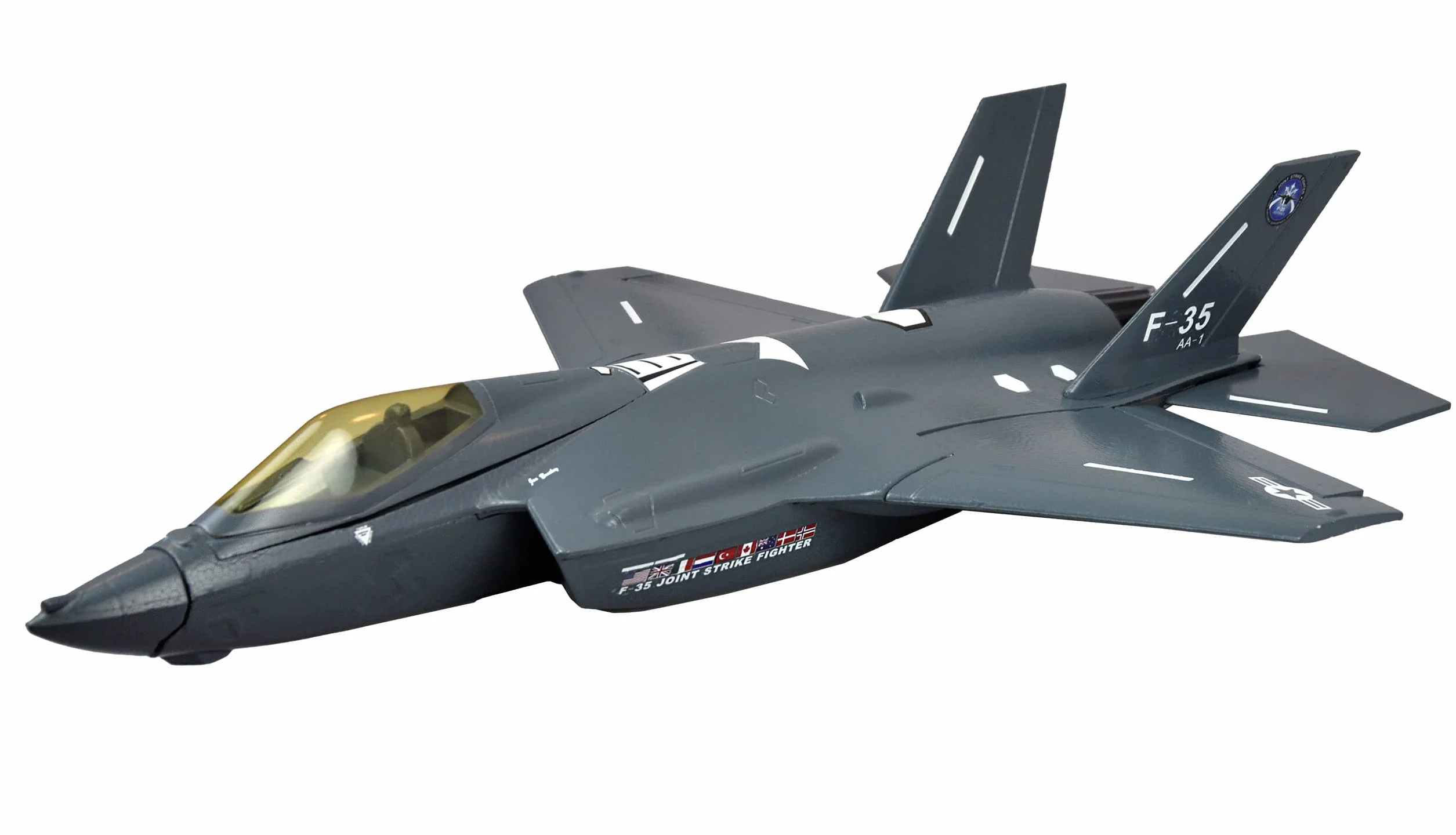 Amewi 24116 AMXFlight F-35 Jet EPO PNP szary