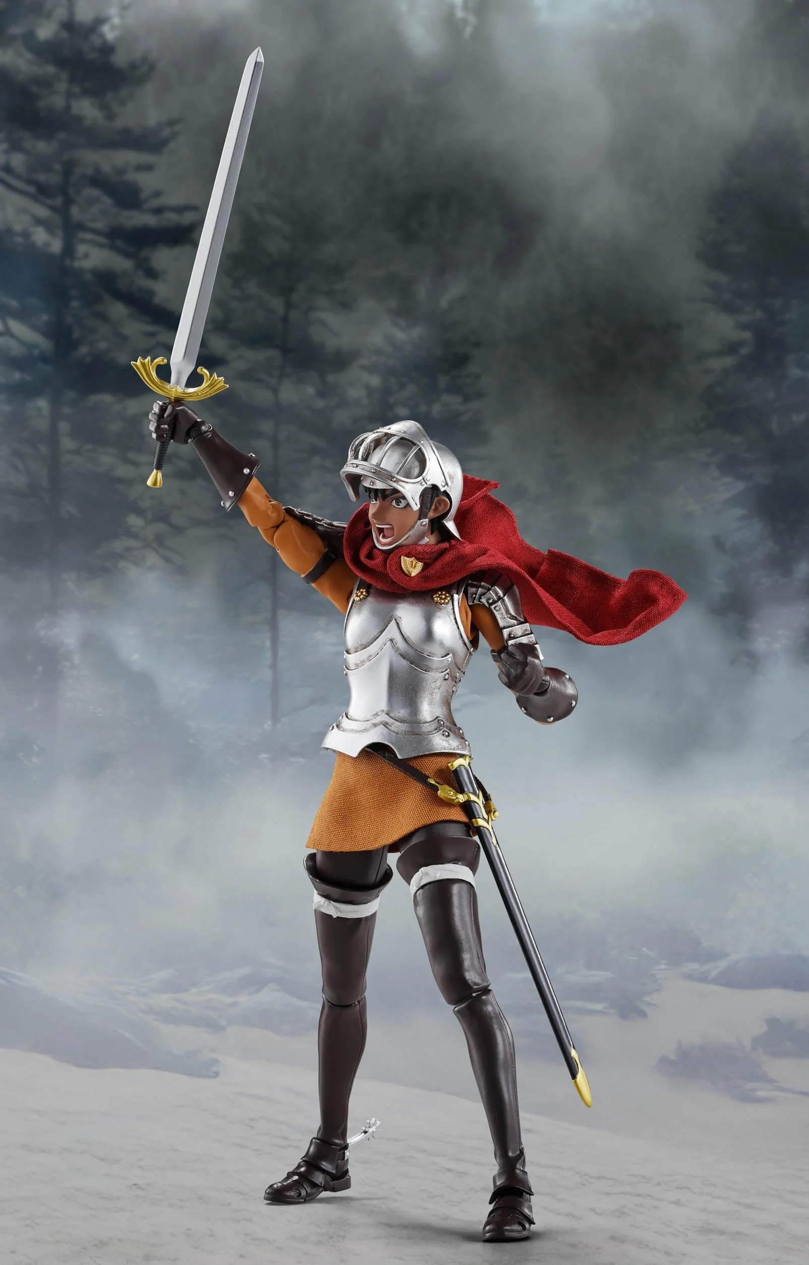 TAMASHII NATIONS S.H. Figuarts Berserk Caska (grupa jastrzębia), ok. 145 mm, PCW, ABS, tkanina, wstępnie pomalowana figurka