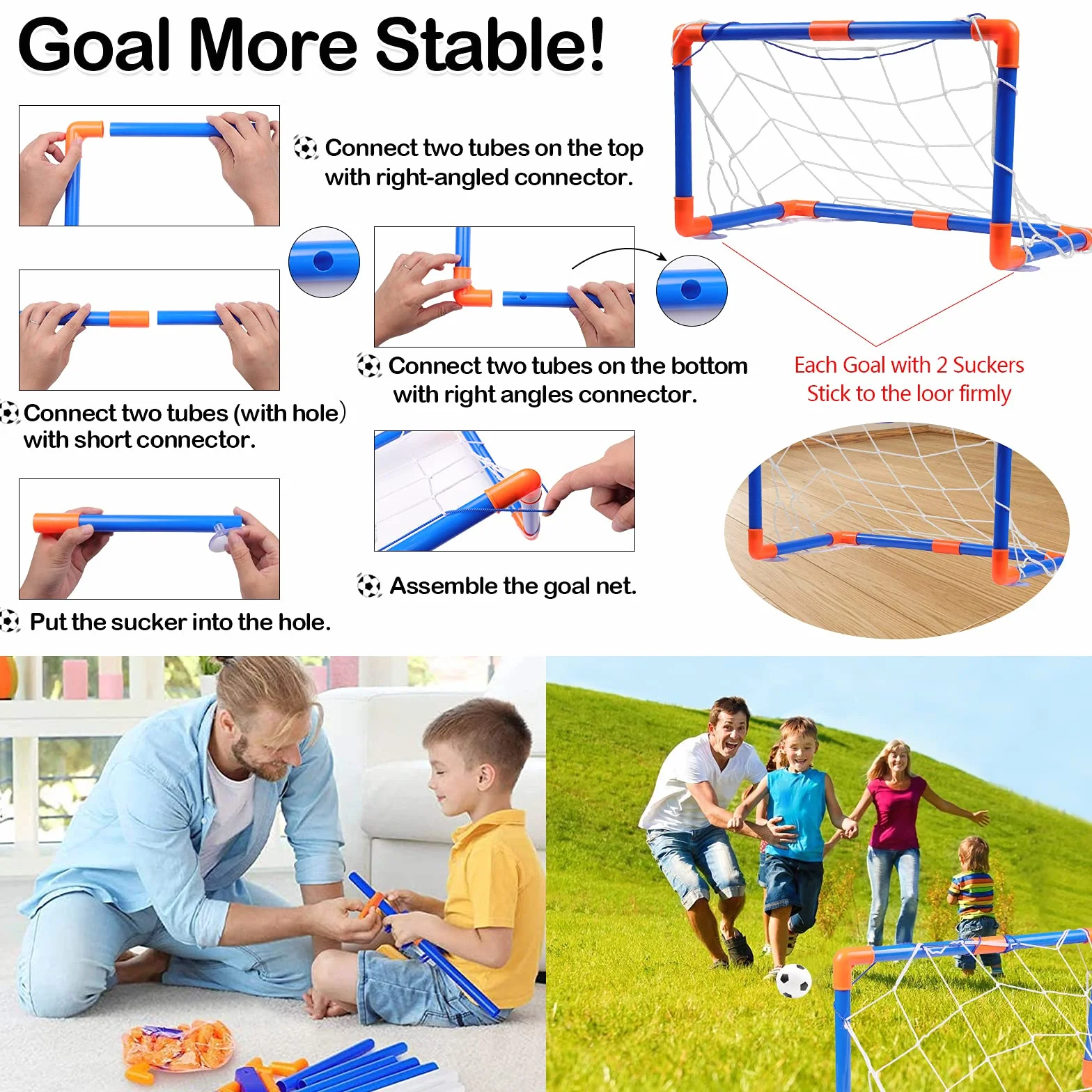 Diealles Shine Air Power zabawka do piłki nożnej dla dzieci, piłka nożna Hover Soccer Ball z oświetleniem LED, pianka, zderzaki, prezent dla chłopców i dziewczynek, do uprawiania sportu, wewnątrz i na