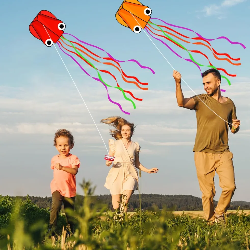 Flintronic Latawiec - latawiec dla dzieci i dorosłych, ze sznurkiem o długości 100 m, do gier i aktywności na świeżym powietrzu