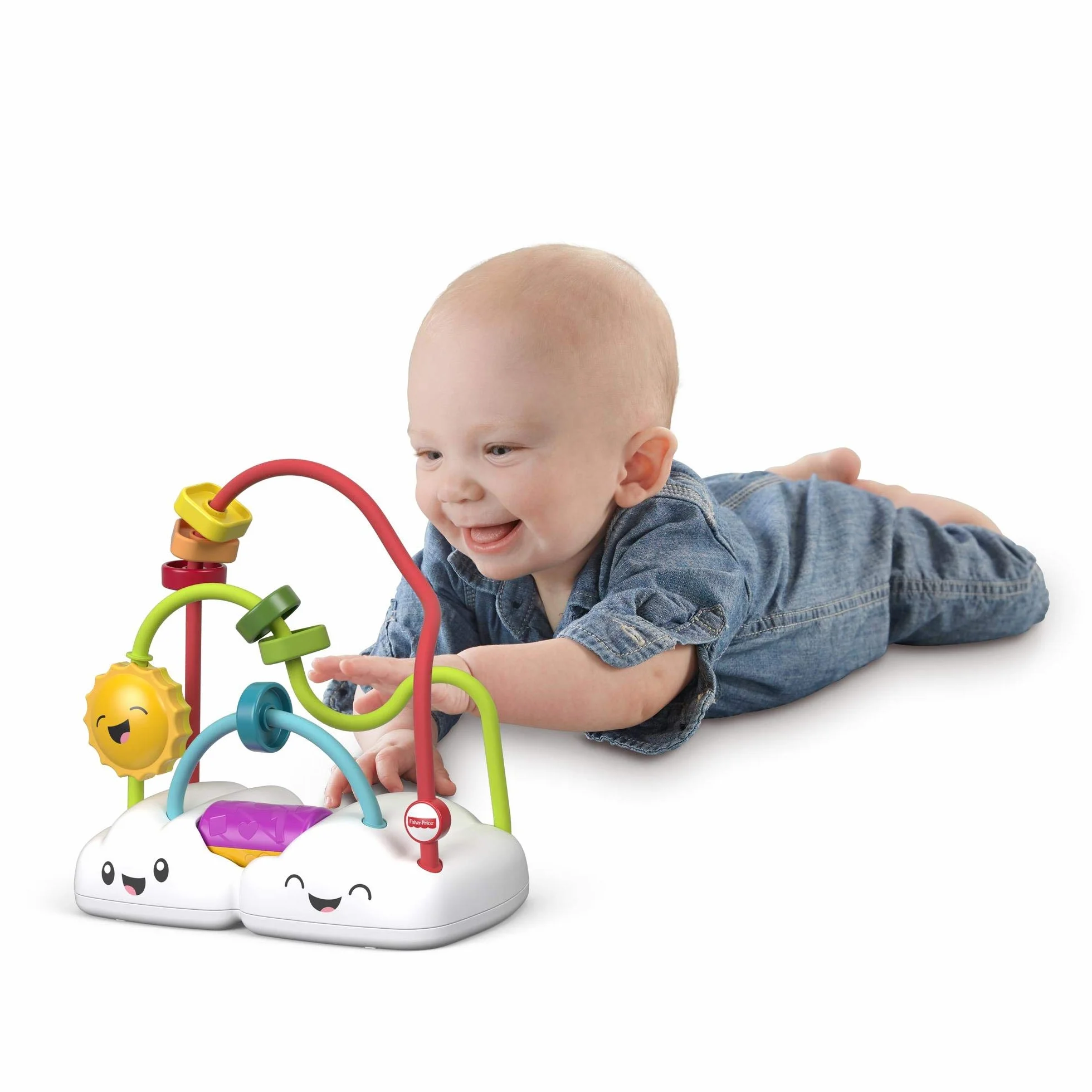 Fisher-Price FYL50 pogoń za tęczami labirynt, kolorowa zabawka dla niemowląt, wielokolorowa
