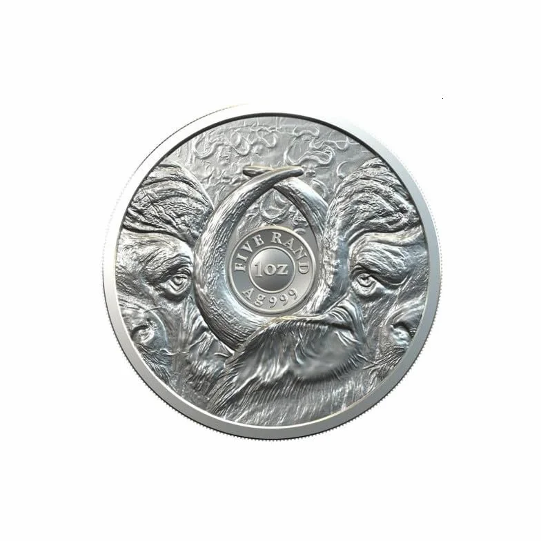 1 OZ srebrna moneta seria Big Five (5.) Buffalo Buffalo 2021 OVP w blistrze tylko 15 000 sztuk TOP, srebro