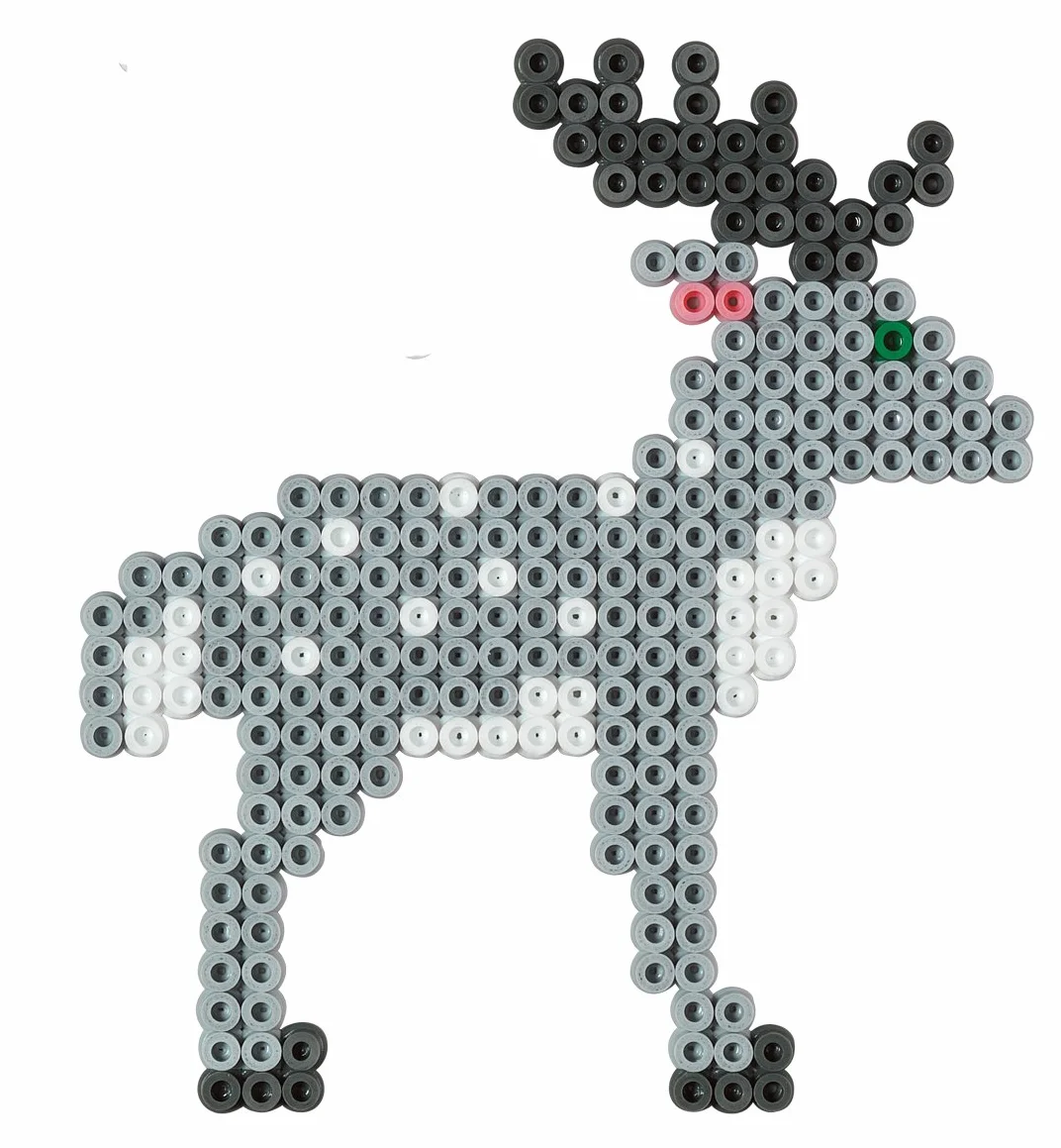 Hama Płytka do Układania Koralików, Biały, 15,39 x 15,39 x 1,8 cm