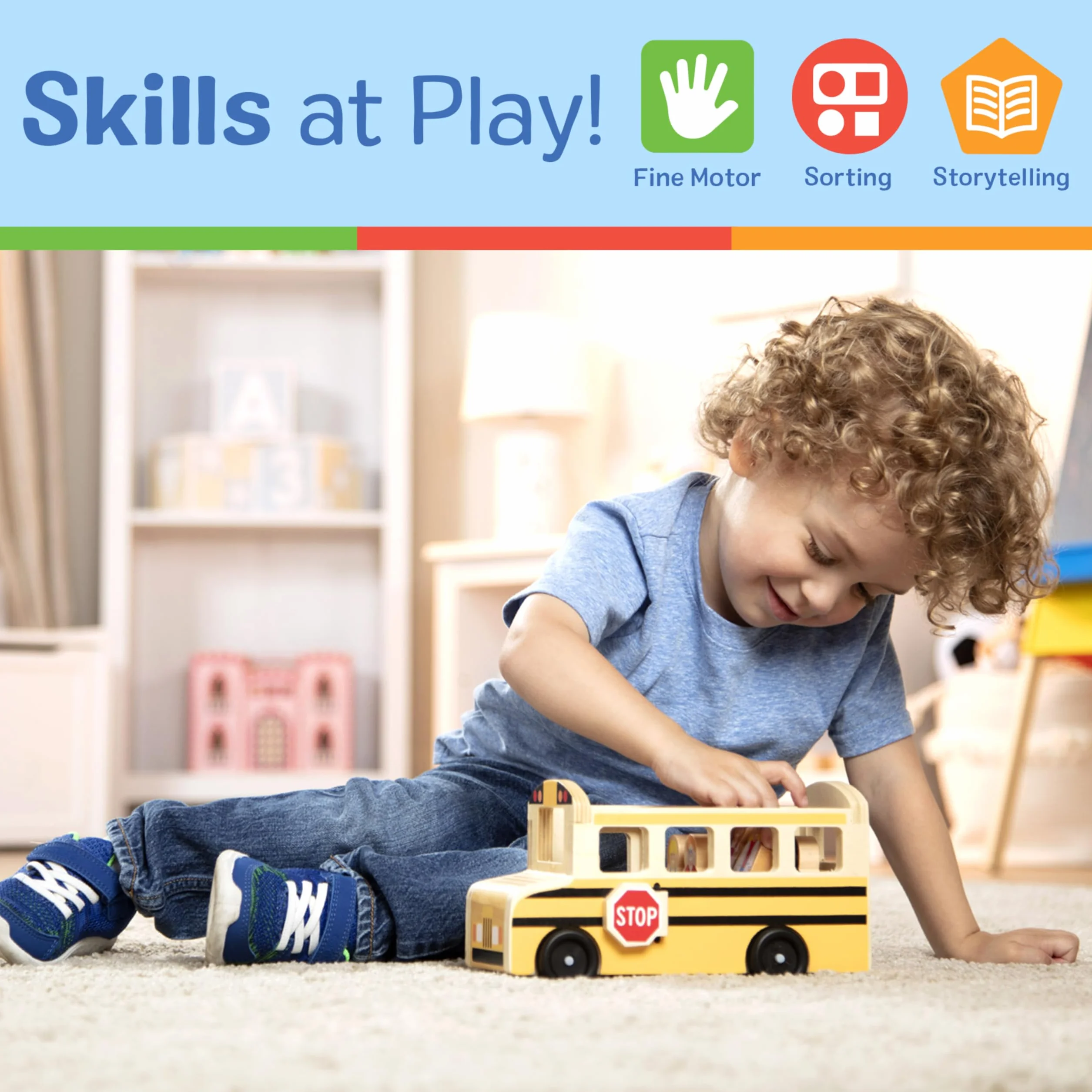 Melissa & Doug School Bus Play Set by Melissa & Doug