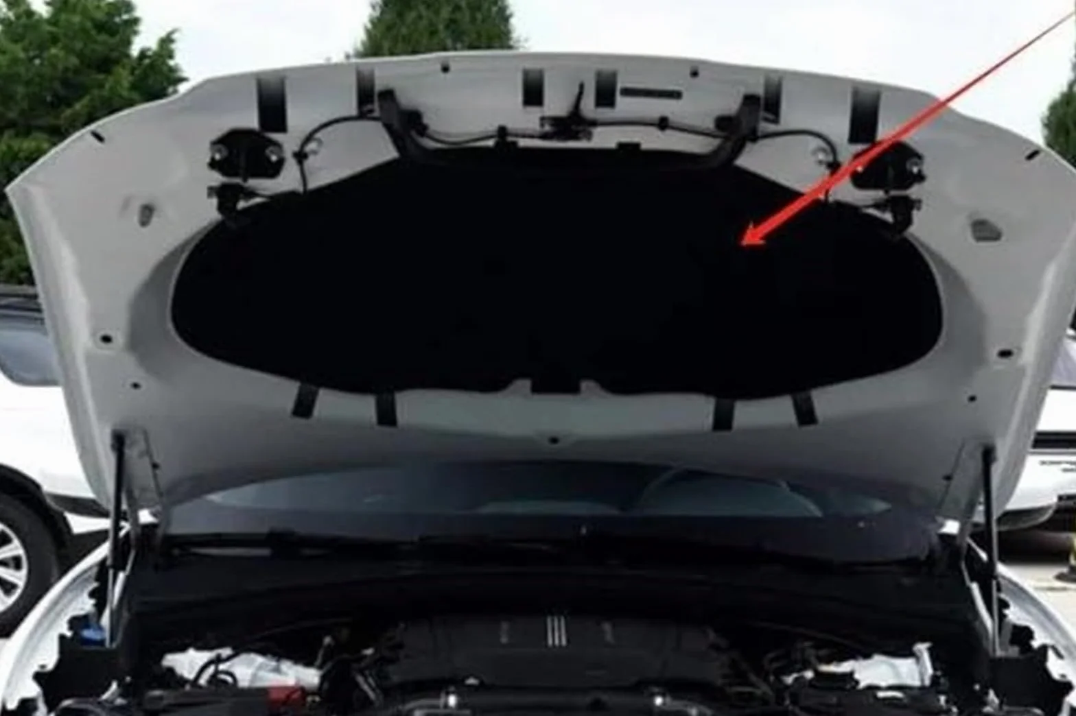 Dla Jaguara, dla F-PACE 2016 2017 2018 2019 2020 Maska samochodu Silnik Bawełniana mata dźwiękochłonna Osłona termiczna silnika