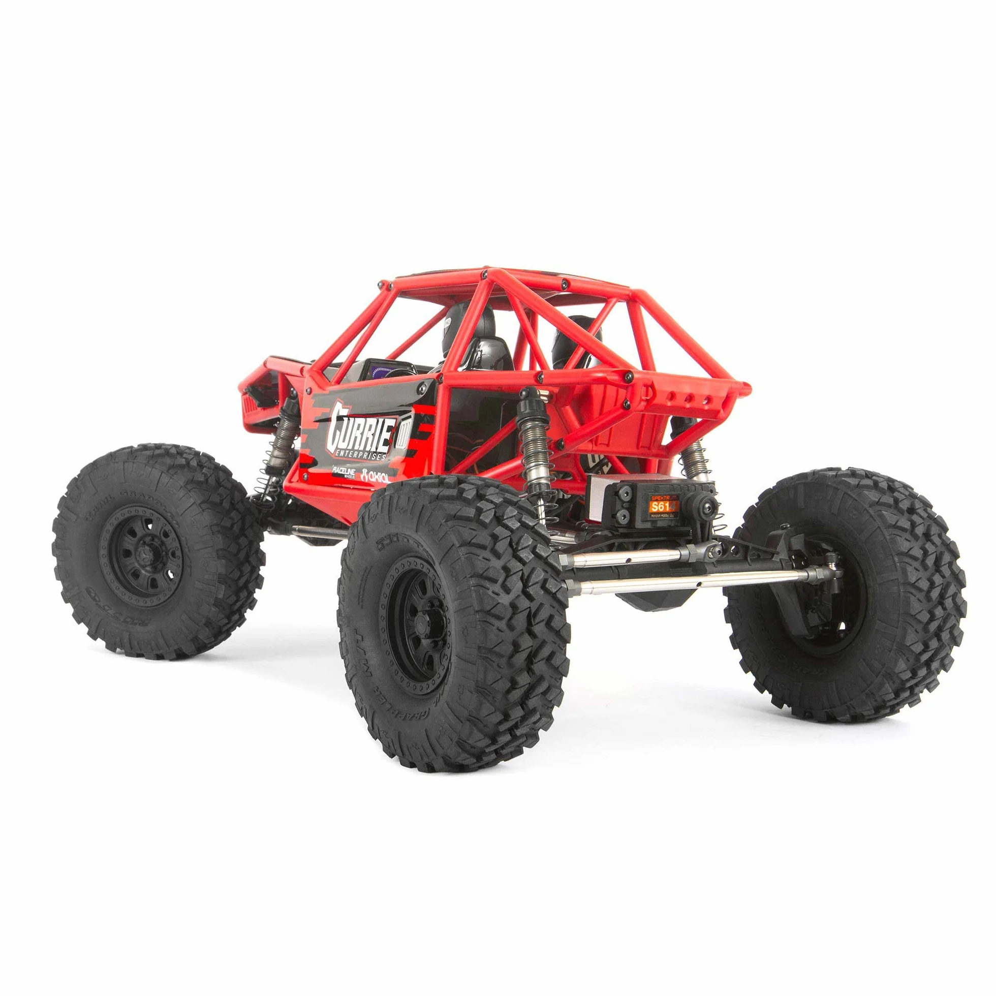 Axial Capra 1.9 4WS Unlimited Trail Buggy RTR, czerwony, wielokolorowy, AXI03022