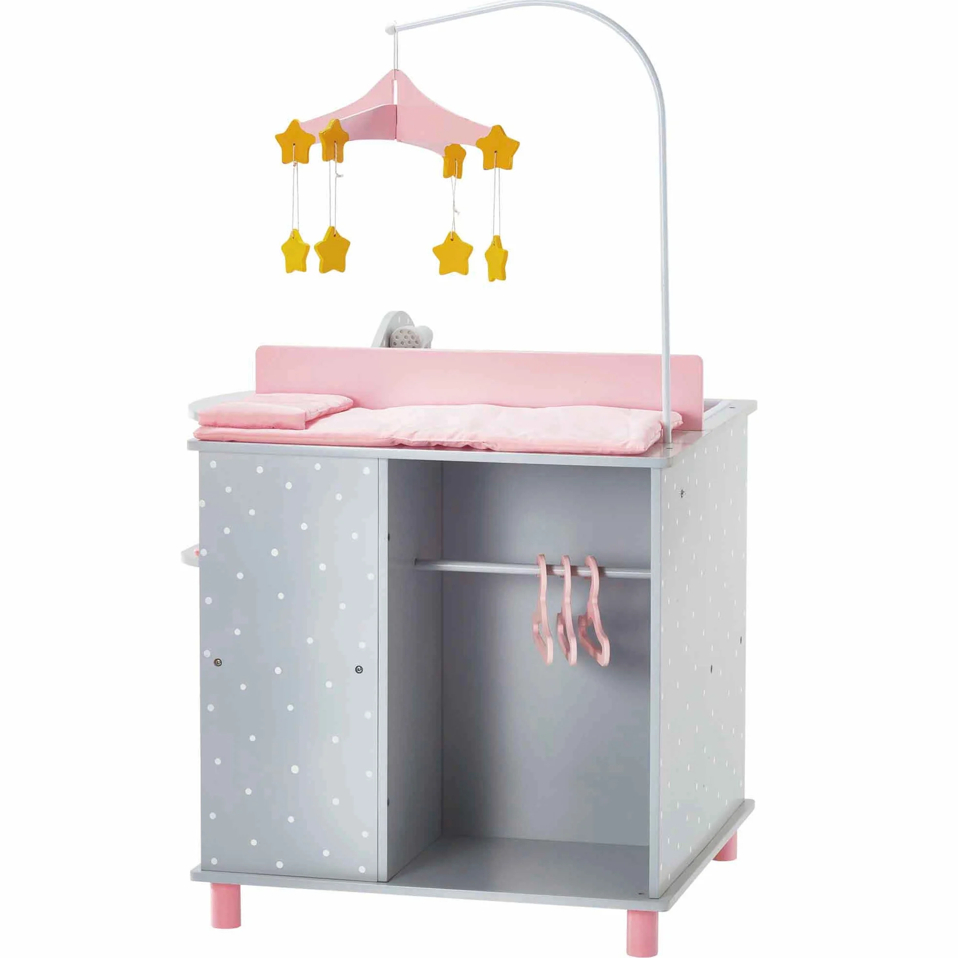 Olivia's Little World Ró?owy Przewijak i Schowek dla Lalek od Olivia's World TD-0203AG