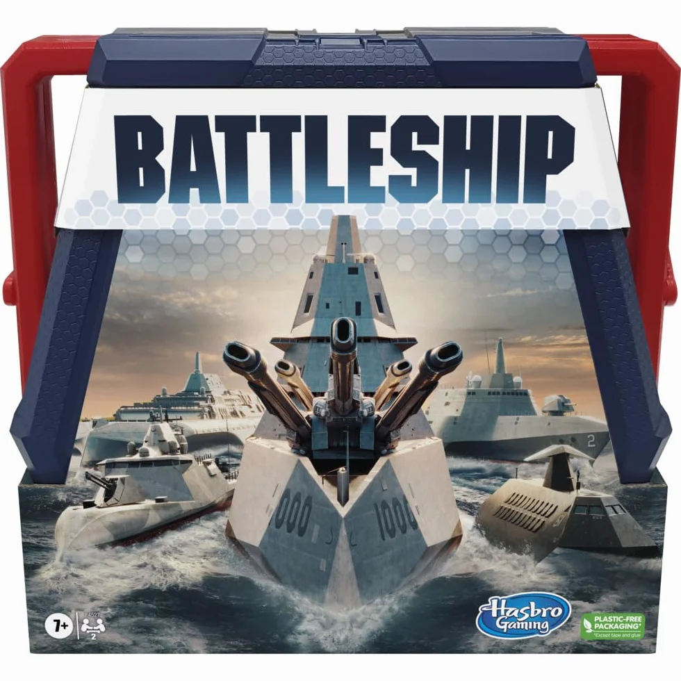 Hasbro Gaming Klasyczna strategiczna gra planszowa Bitwa morska