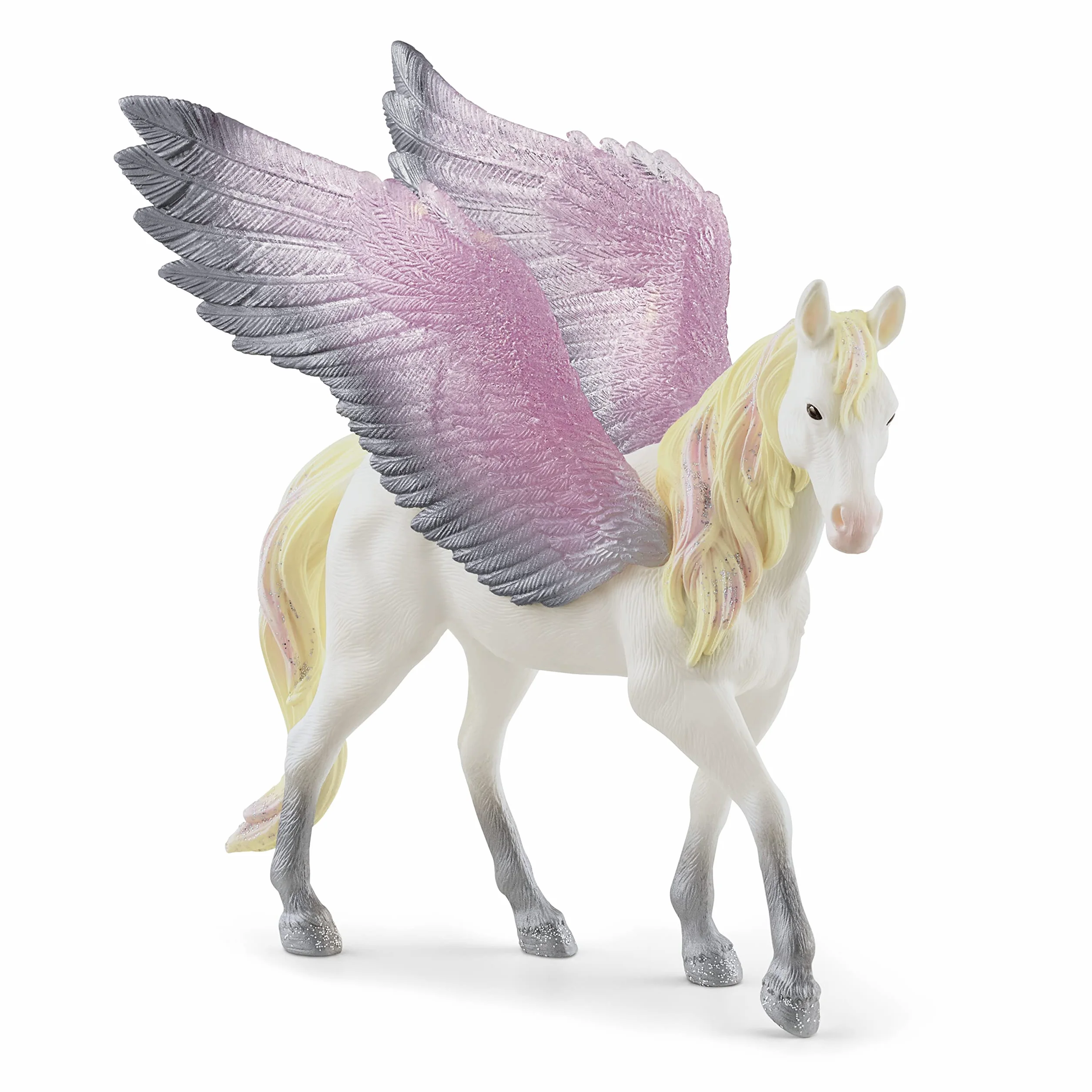 schleich BAYALA | Pegaz 70720 | szczegółowa figurka z przezroczystymi skrzydłami | prezent dla dziewczynek i chłopców | magiczna figurka kolekcjonerska i dekoracja | zabawka od 5 lat | 4 x 13 x 13 cm