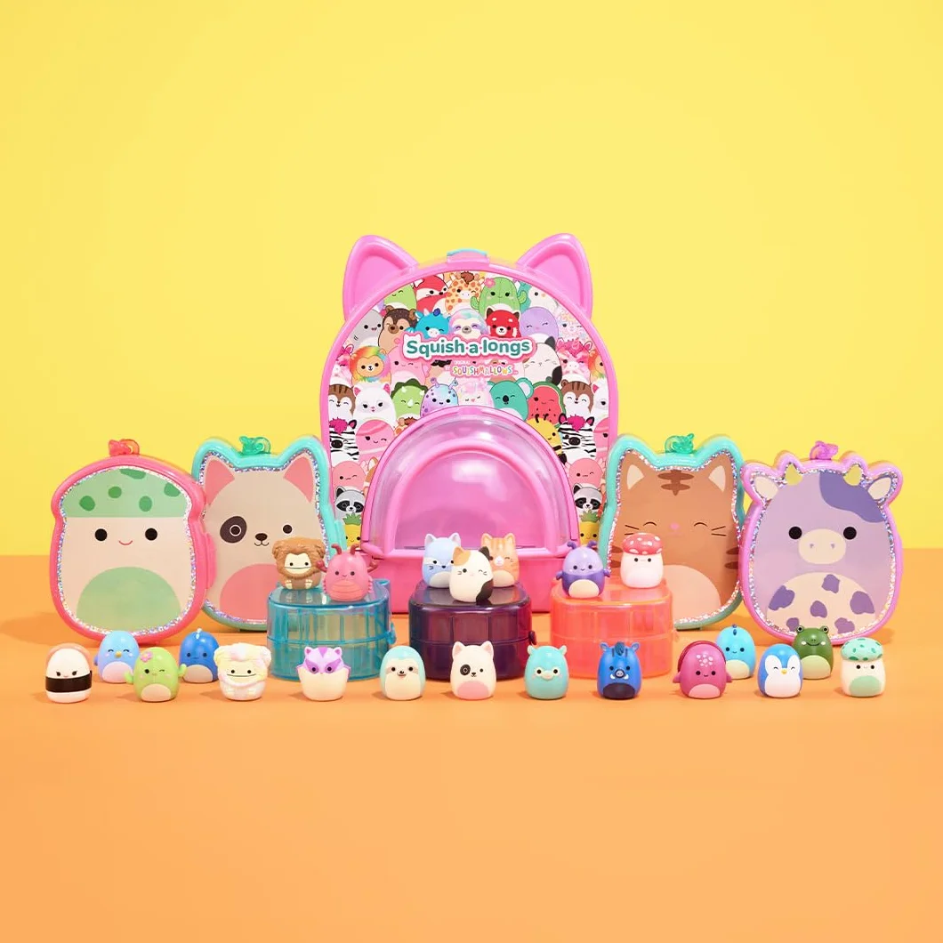 Squishmallows Squish a longs Plecak, Zestaw z Figurkami