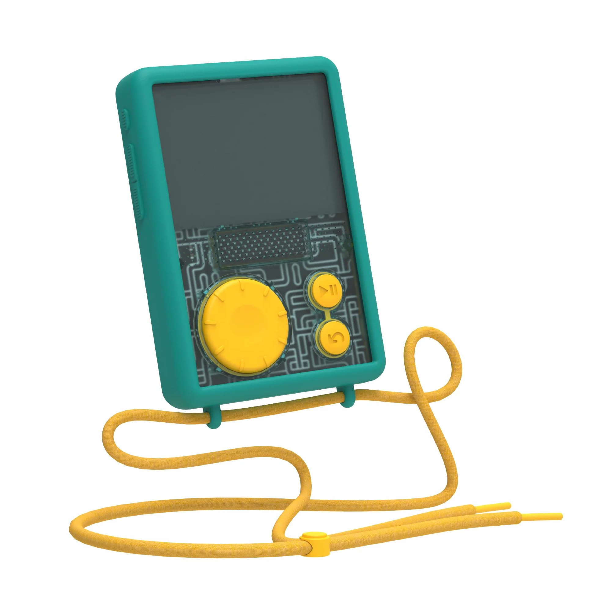 Lunii Oficjalne zielone etui przeciwwstrząsowe dla FLAM Interactive Audio Player - pudełko na historie dla dzieci od 7 lat - wolne od BPA, 0850011045534