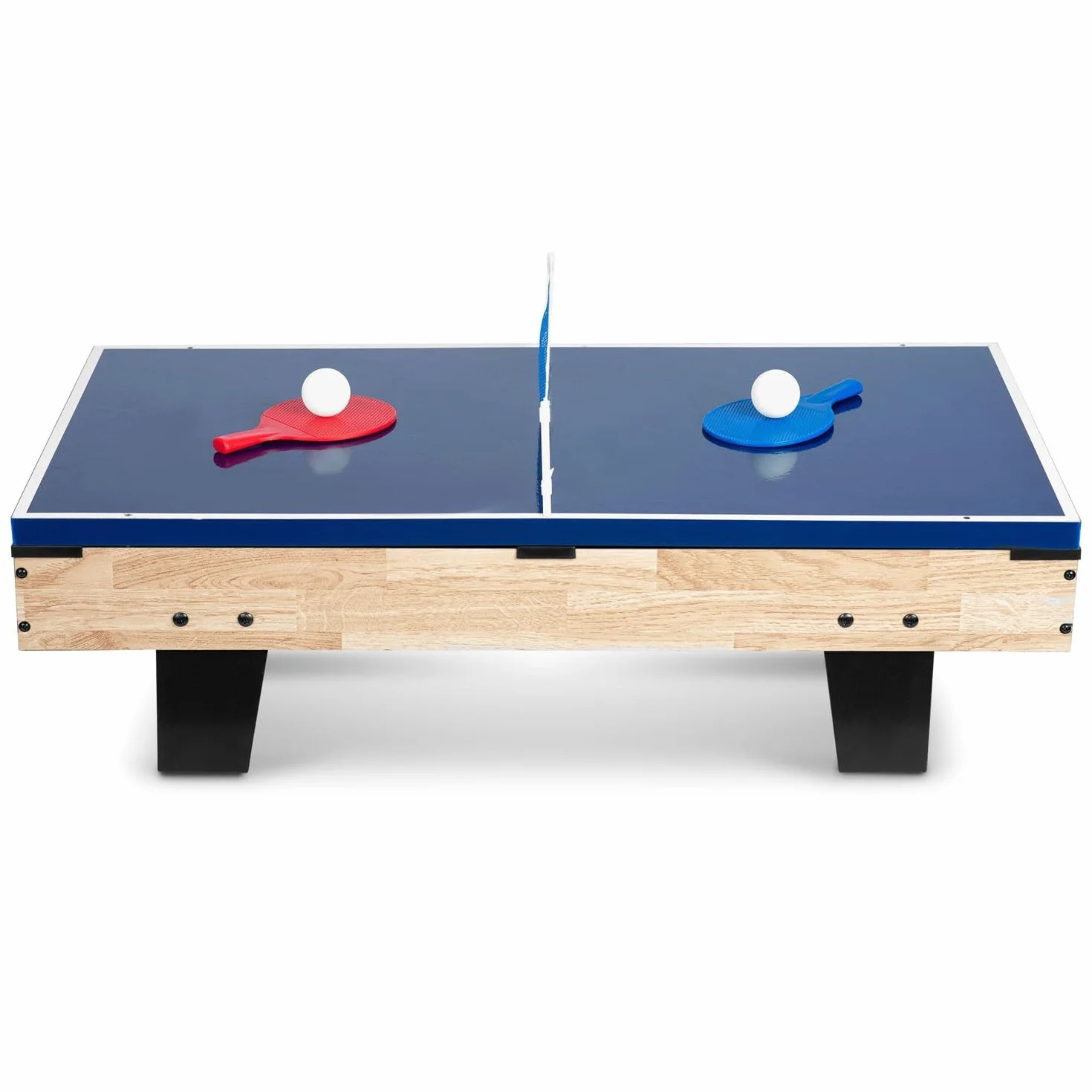 Stół do gier 4w1, gry piłkarzyki, cymbergaj, bilard, ping-pong, 43 x 82 x 32 cm, Neo-Sport