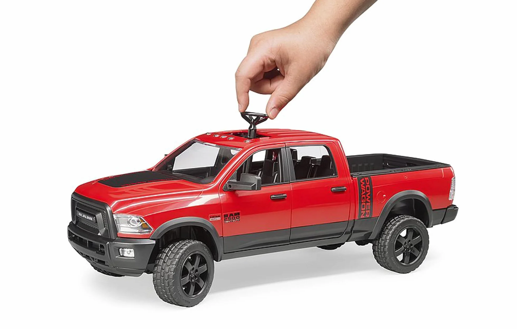 bruder 02500 - RAM 2500 Power Wagon - 1:16 Pojazdy, Pick-up, 4x4, Ciężarówka z platformą, Samochód, Jeep, Zabawki