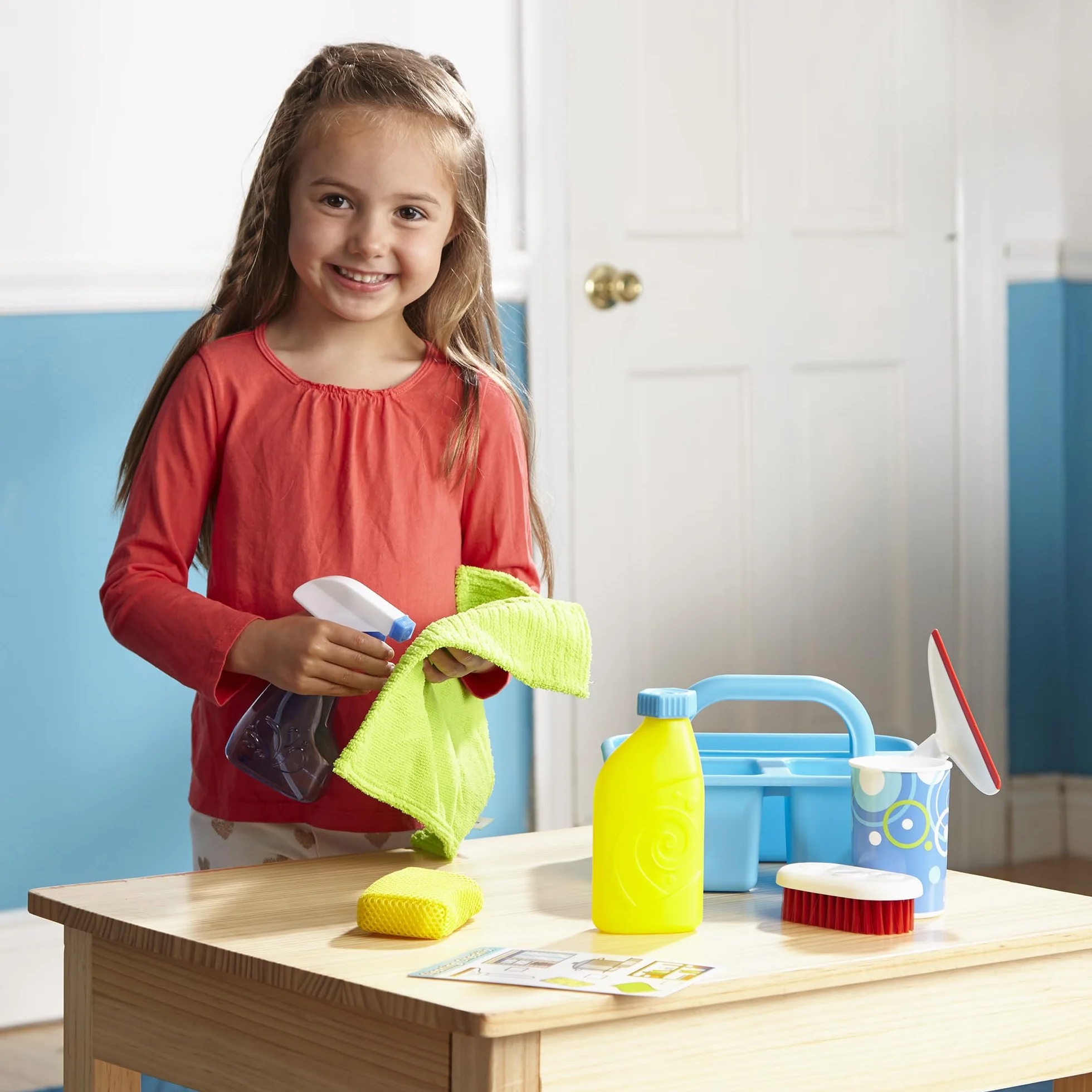 Melissa & Doug – zestaw do sprzątania | zabawa z odgrywaniem ról | zestawy zabawkowe | 3+ | prezent dla chłopca lub dziewczynki