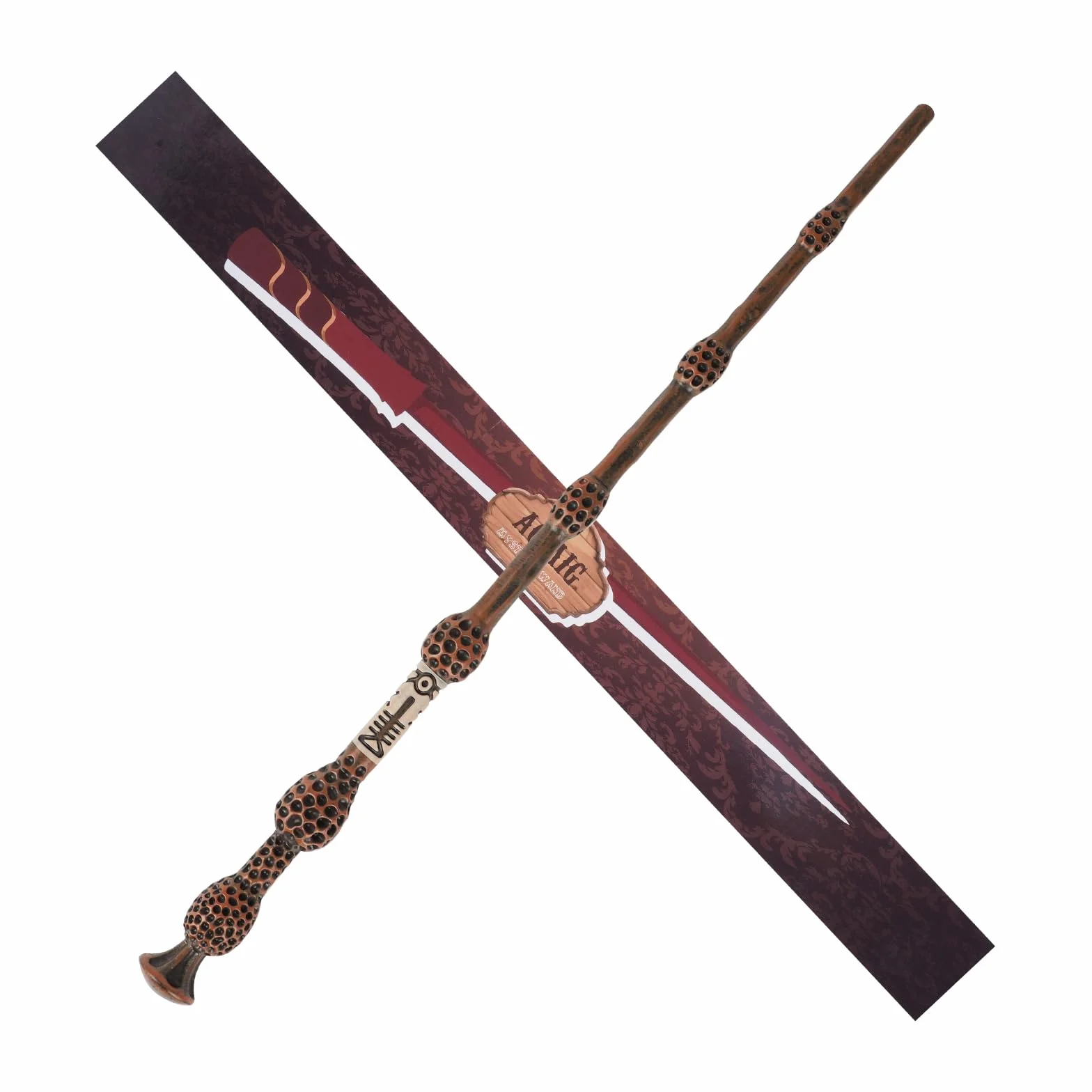 Aomig Luksusowa magiczna różdżka dźwięku i światła, Patronus, 31 cm, dla dzieci 6+, prezent kolekcjonerski