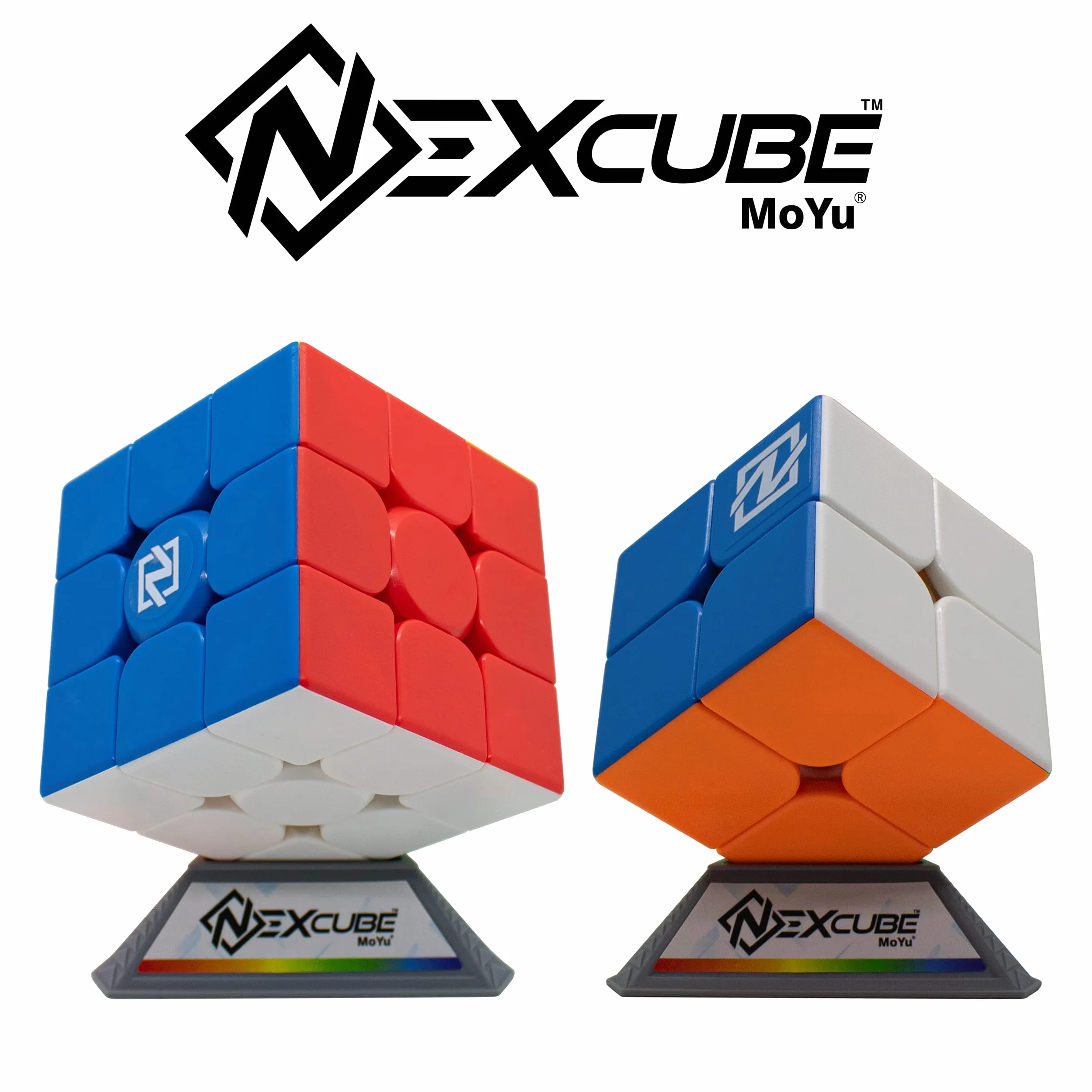 Nexcube 3 x 3 + 2 x 2 – rekord świata kostka prędkości! Super gładka kostka prędkości 3 x 3 | zawiera kostkę treningową 2 x 2 | łamigłówki dla dorosłych i dzieci | od 8 lat